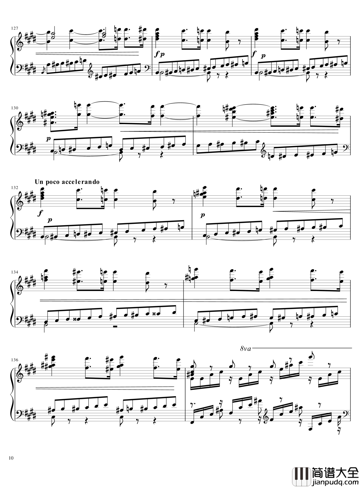 唐怀瑟钢琴谱_Tannhuser_李斯特