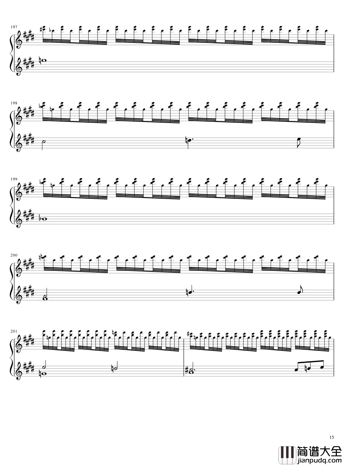 唐怀瑟钢琴谱_Tannhuser_李斯特