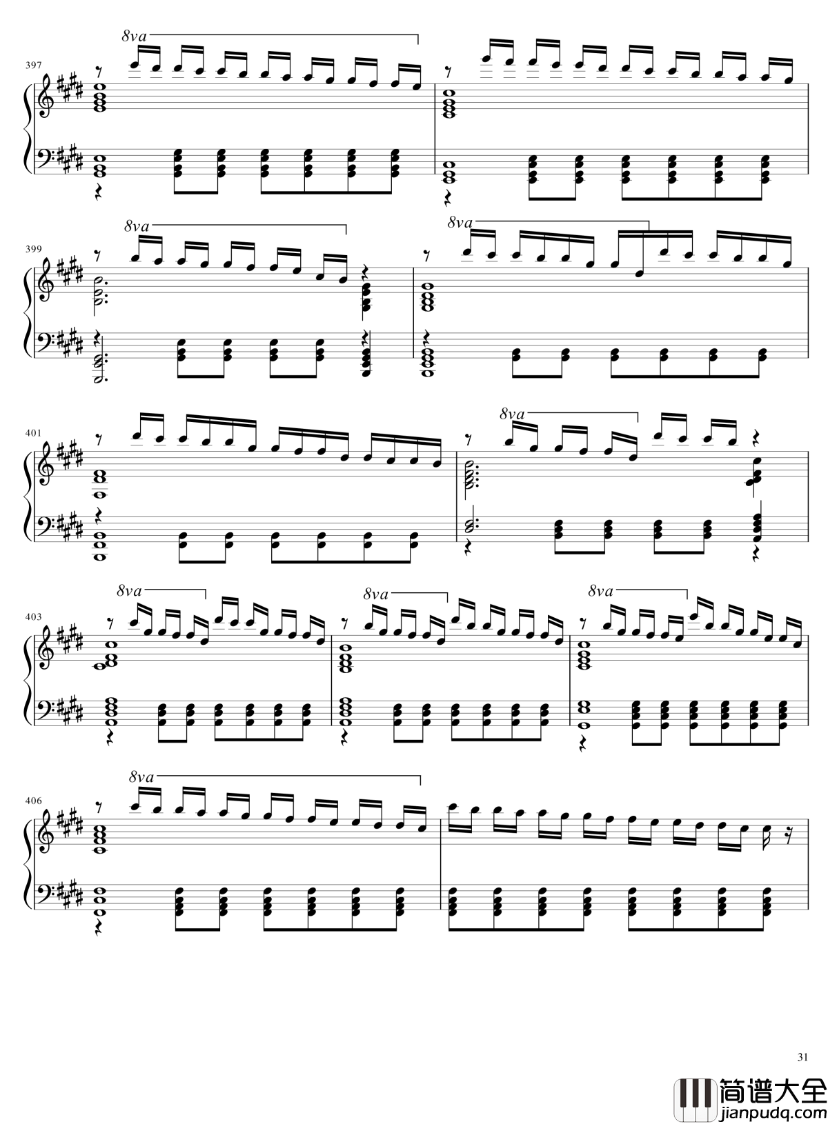 唐怀瑟钢琴谱_Tannhuser_李斯特