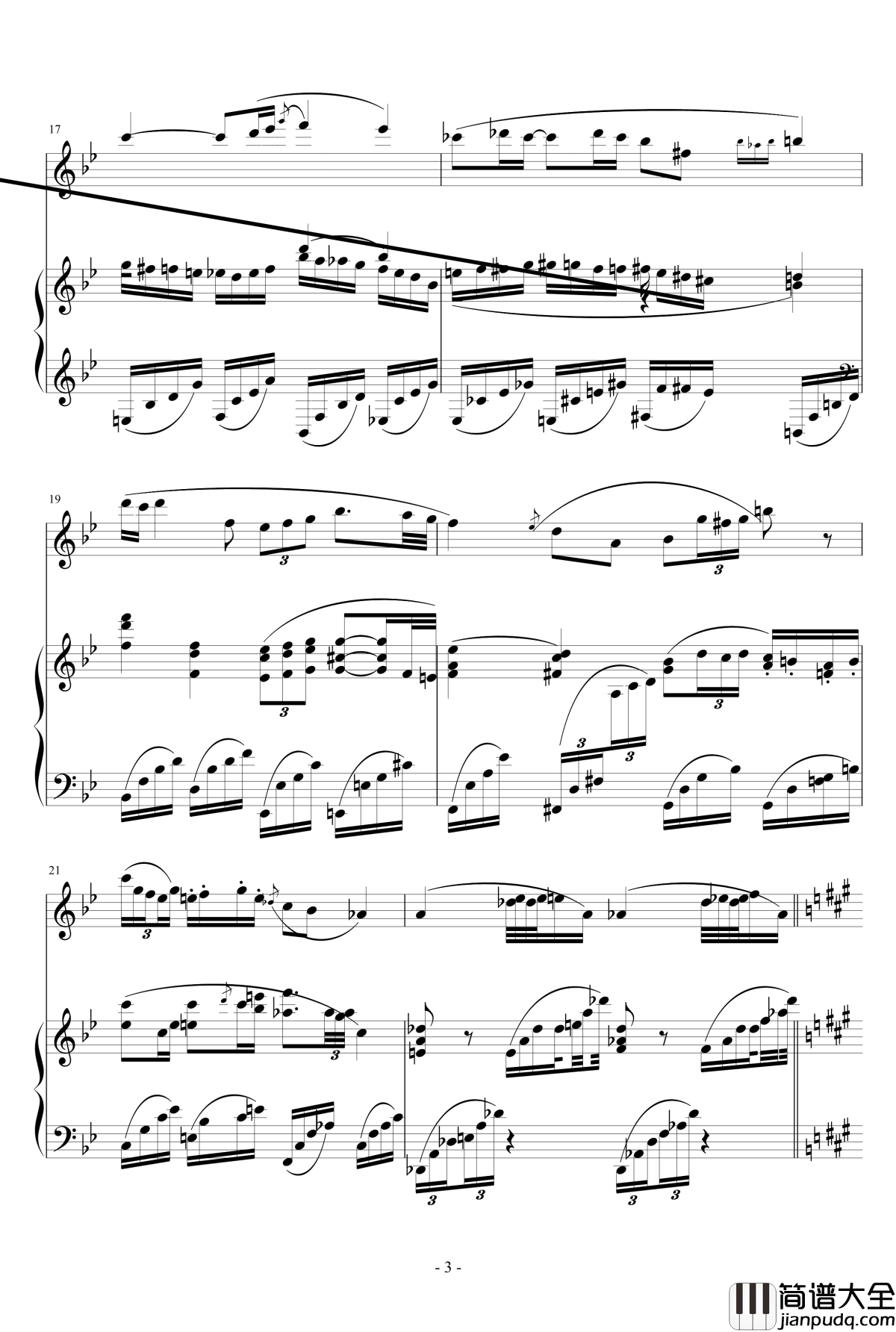 小温狂想曲2.11钢琴谱_一个球