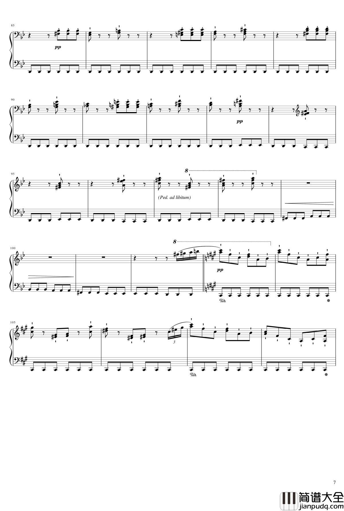 侏儒之舞钢琴谱_Gnomenreigen_李斯特