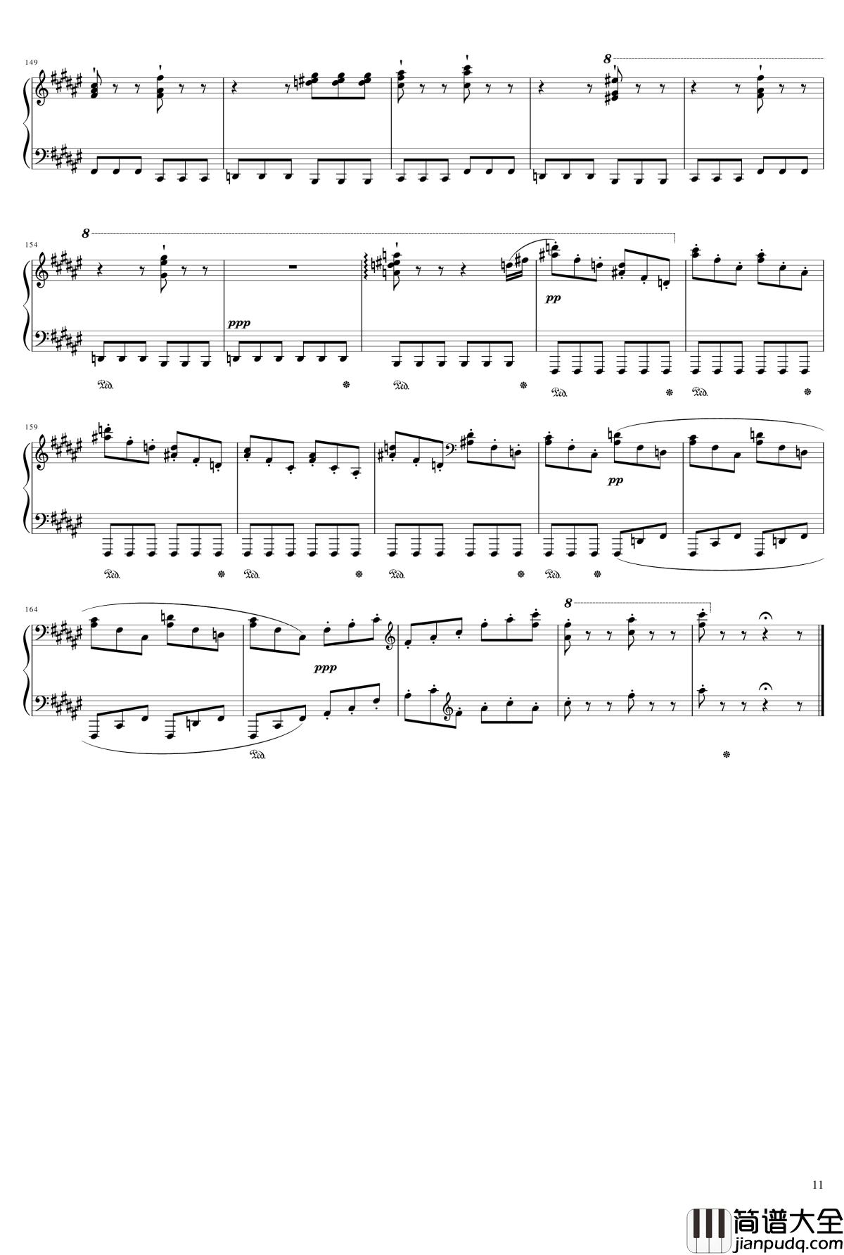 侏儒之舞钢琴谱_Gnomenreigen_李斯特