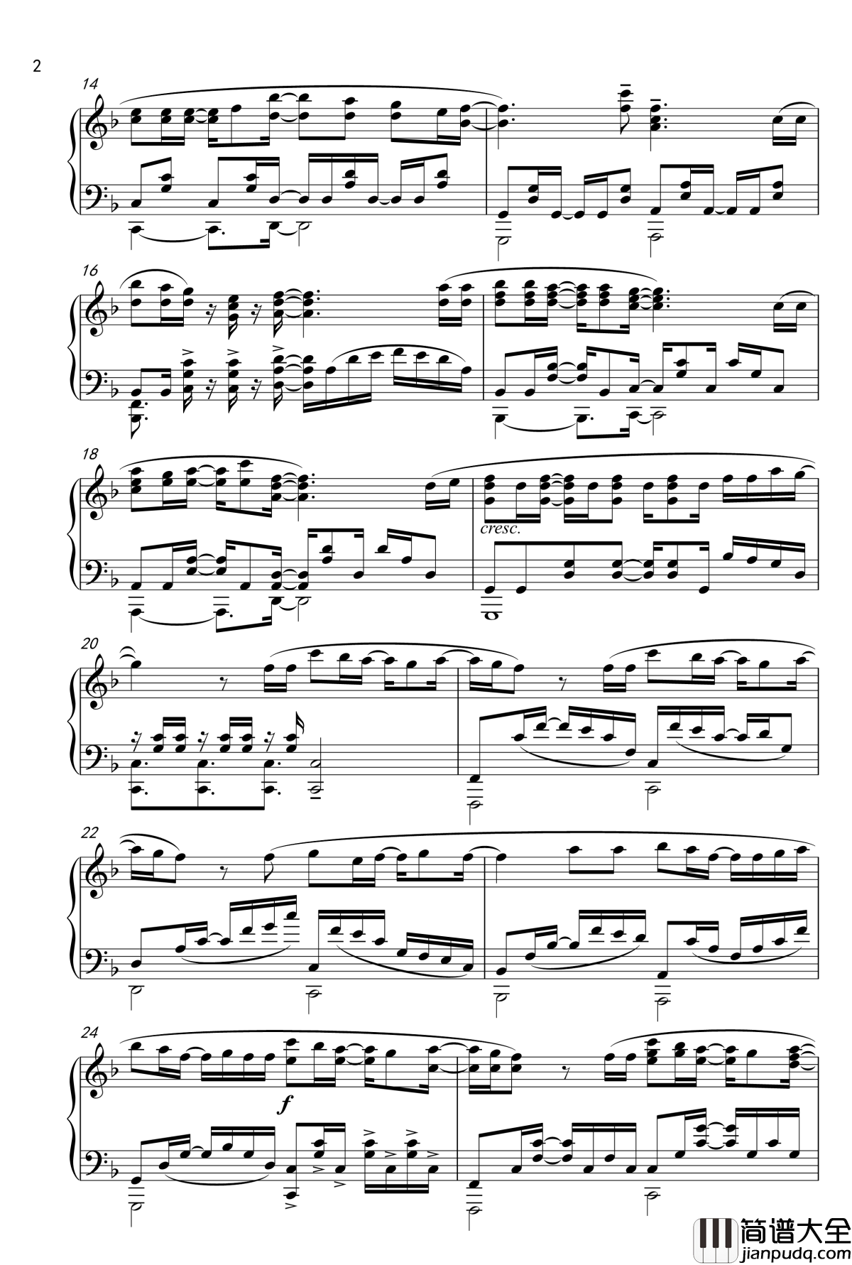 OP_Over_the_Testament_钢琴谱_Ver.5_新妹魔王的契约者