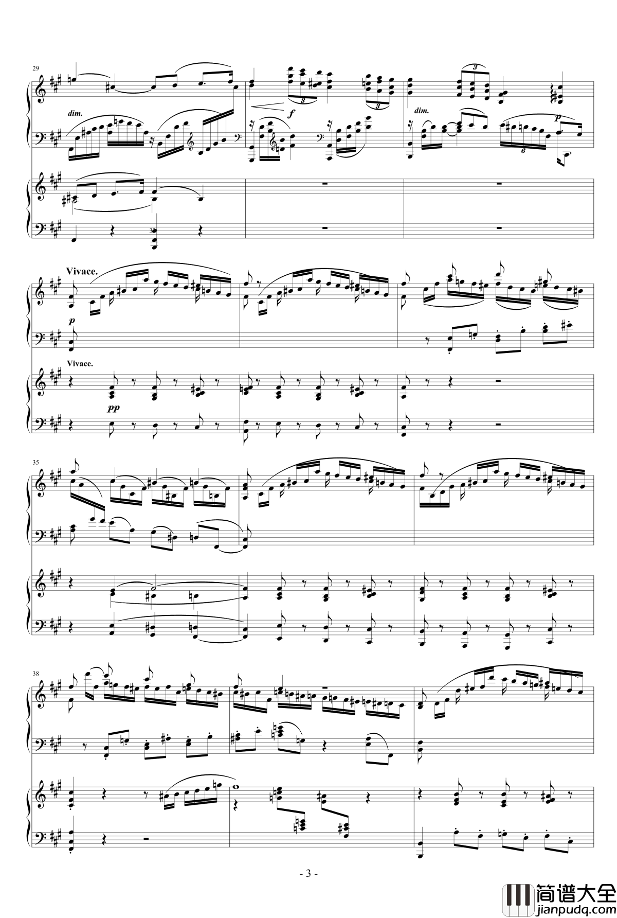 拉赫玛尼诺夫第一钢琴协奏曲_Op.1钢琴谱_拉赫马尼若夫