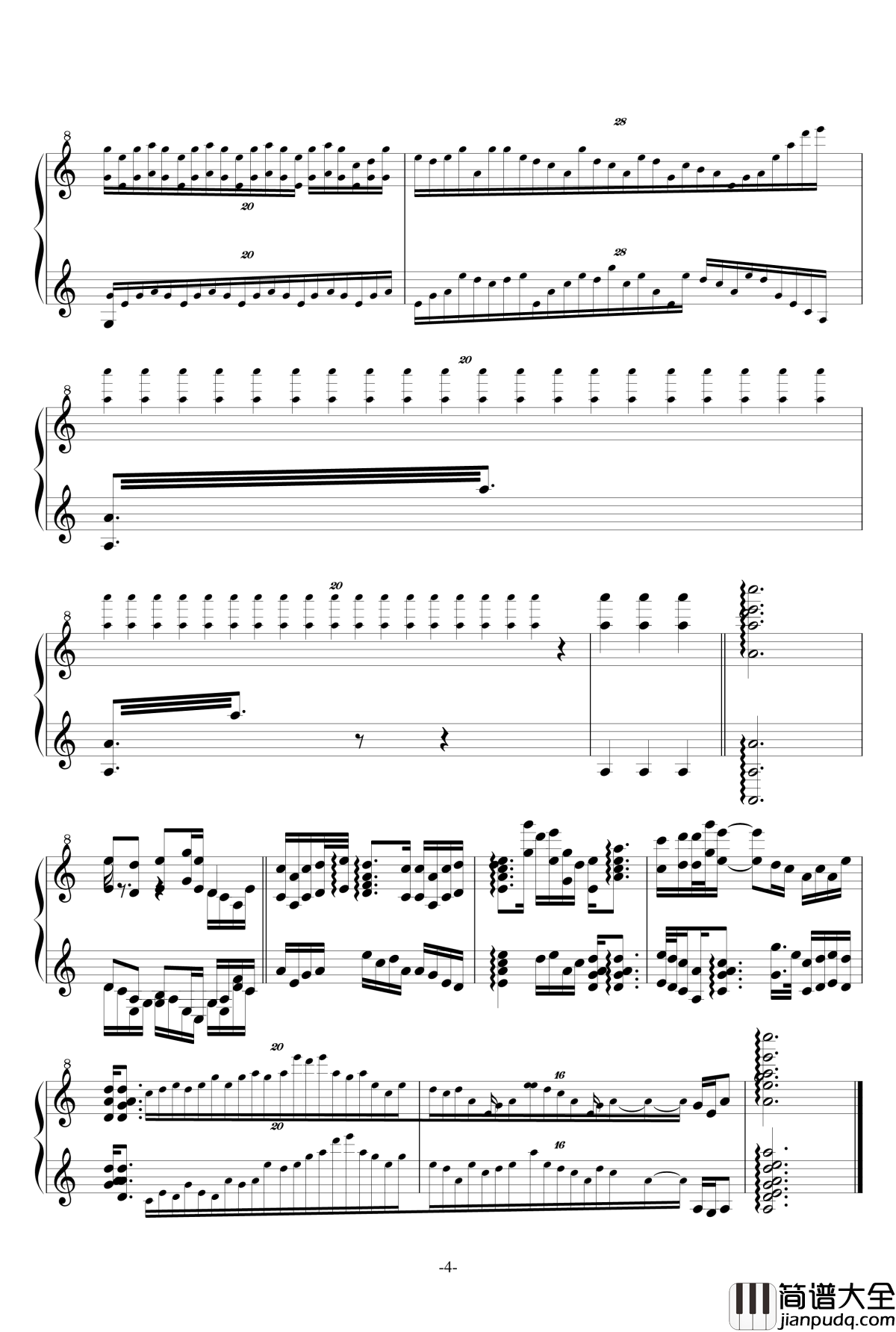 ISKILLER钢琴谱_anotherstreet