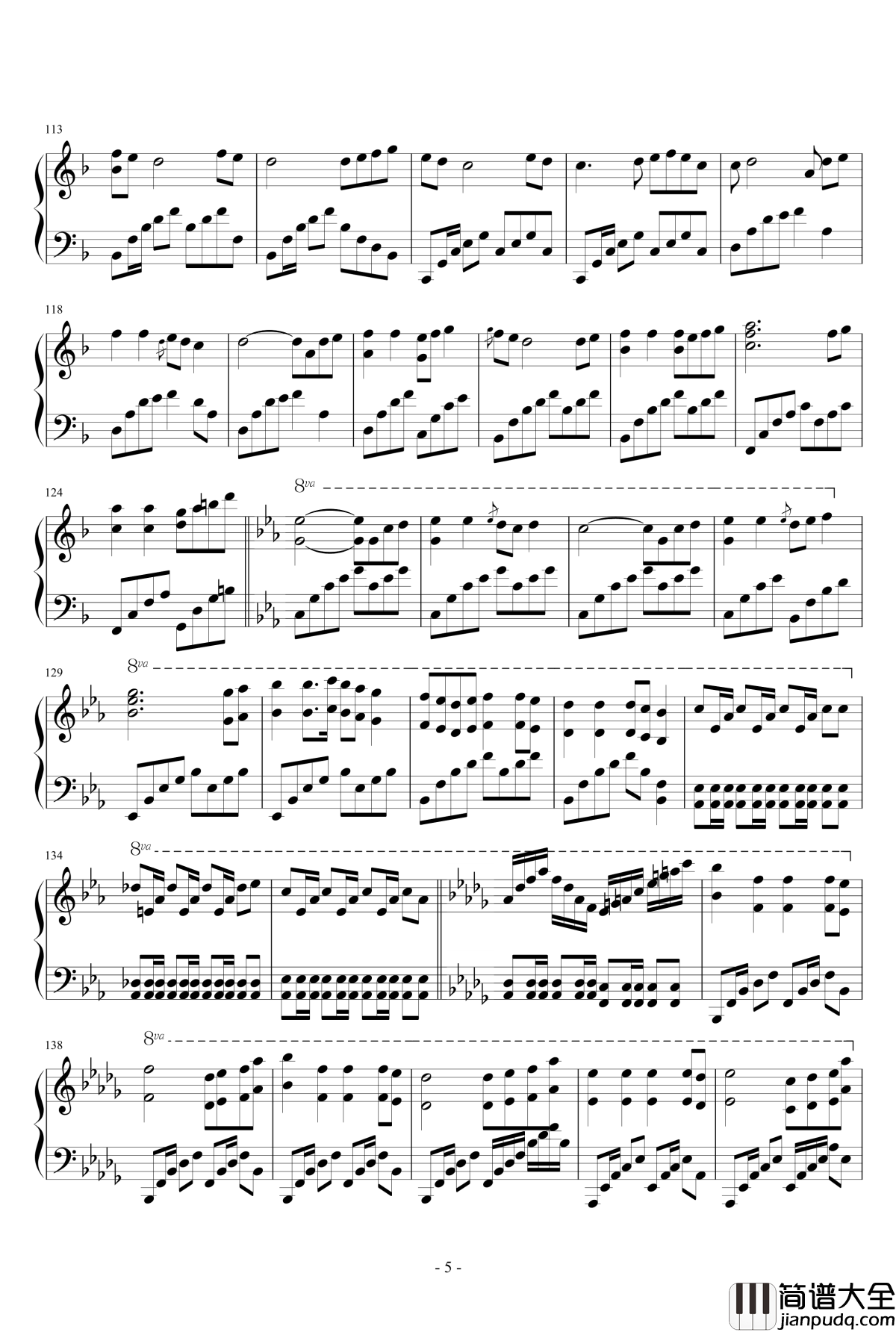 Star_Sky钢琴谱_钢琴版_two_steps_from_hell