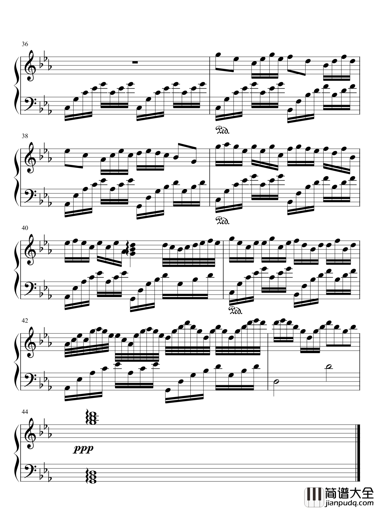 Under_the_wings钢琴谱_无限