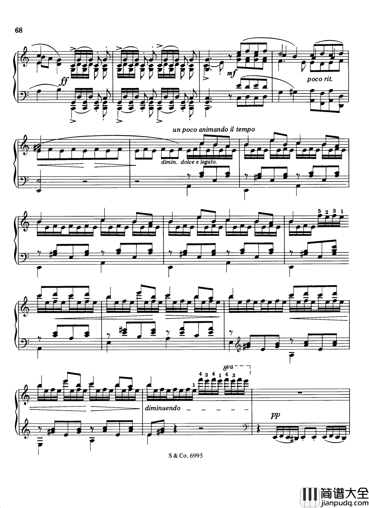 LA_ROMANESCA钢琴谱S.252a_李斯特