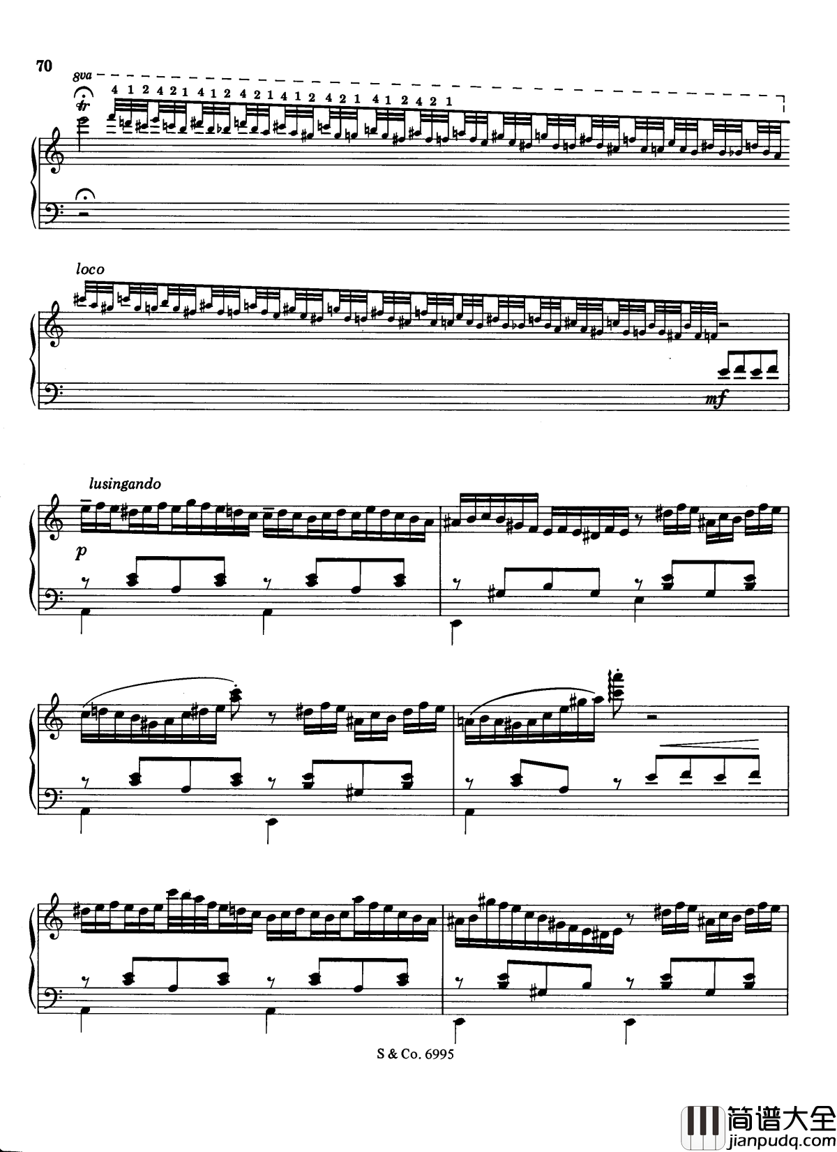 LA_ROMANESCA钢琴谱S.252a_李斯特