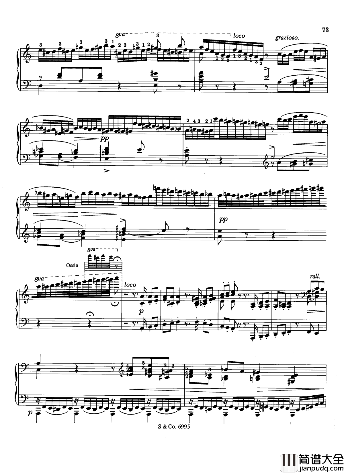 LA_ROMANESCA钢琴谱S.252a_李斯特