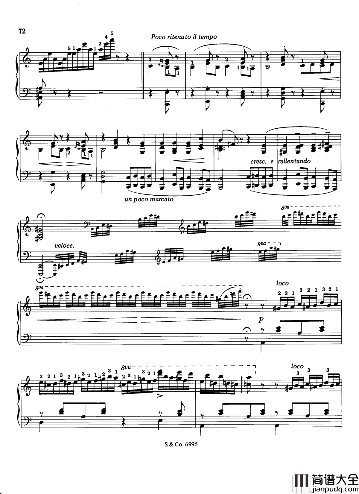 LA_ROMANESCA钢琴谱S.252a_李斯特