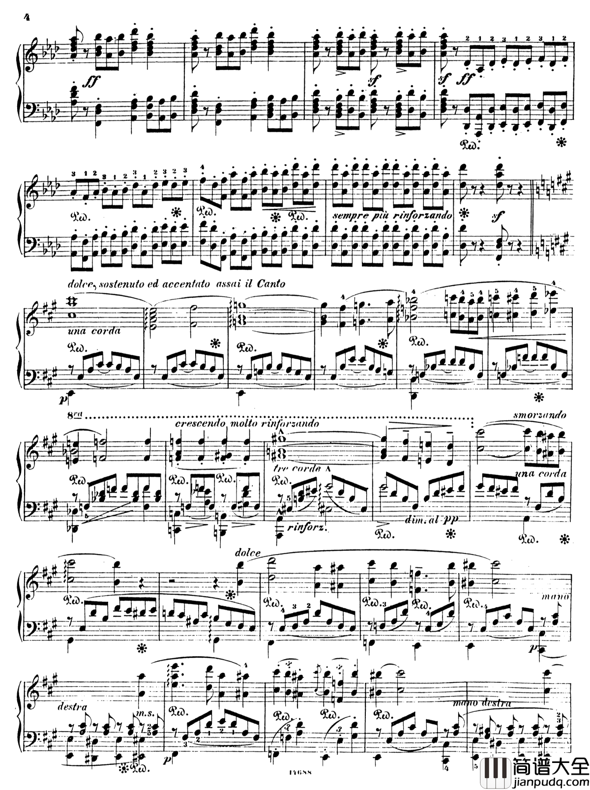 塔索的丧葬凯旋S.517钢琴谱_李斯特