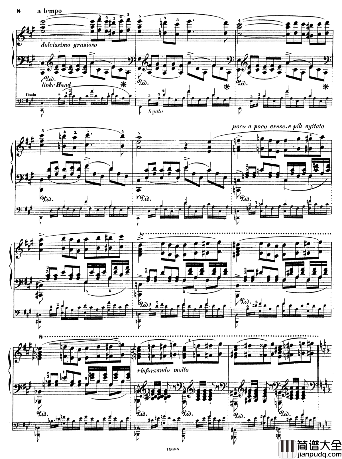 塔索的丧葬凯旋S.517钢琴谱_李斯特