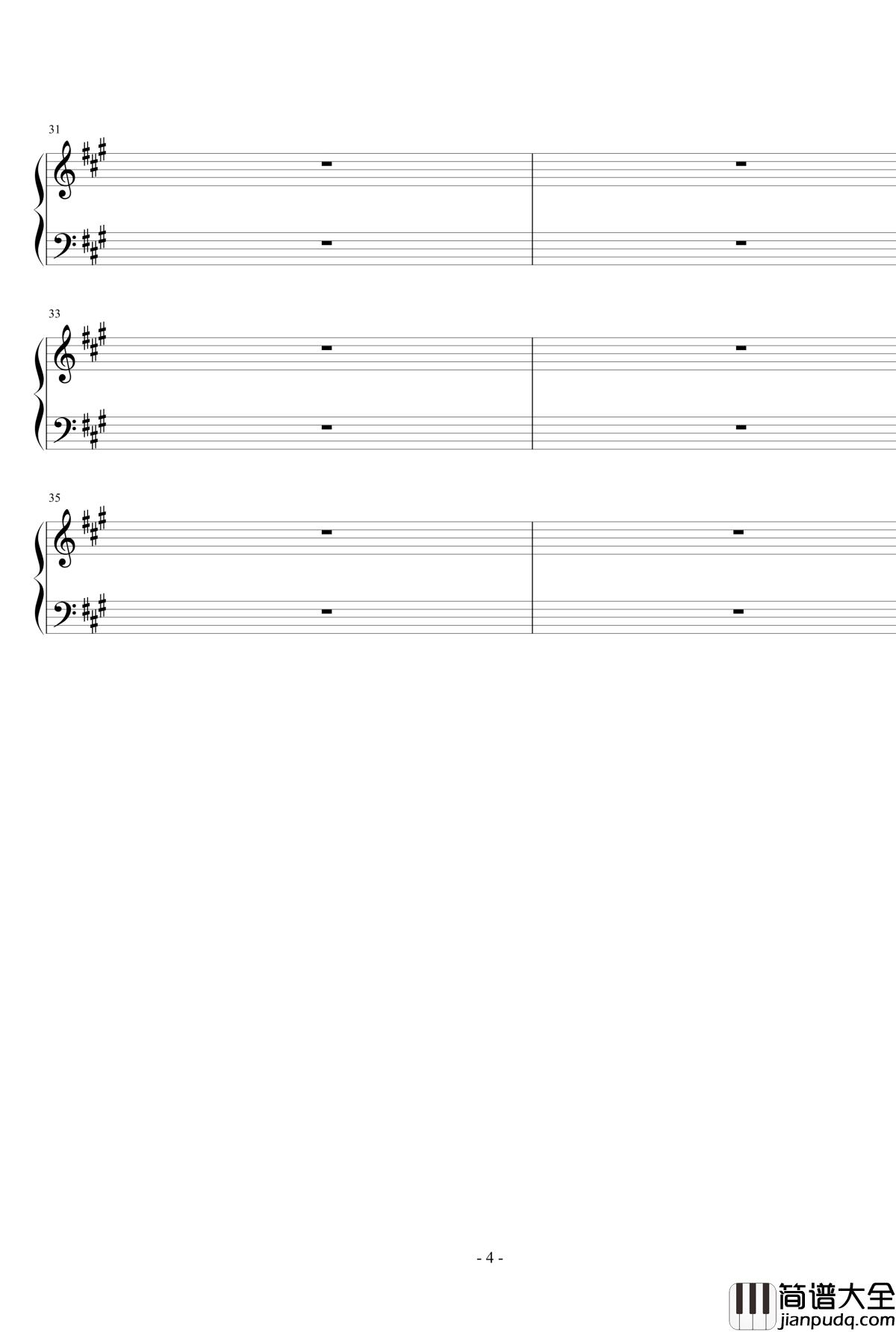 简单地练习曲钢琴谱_姐姐的吉他