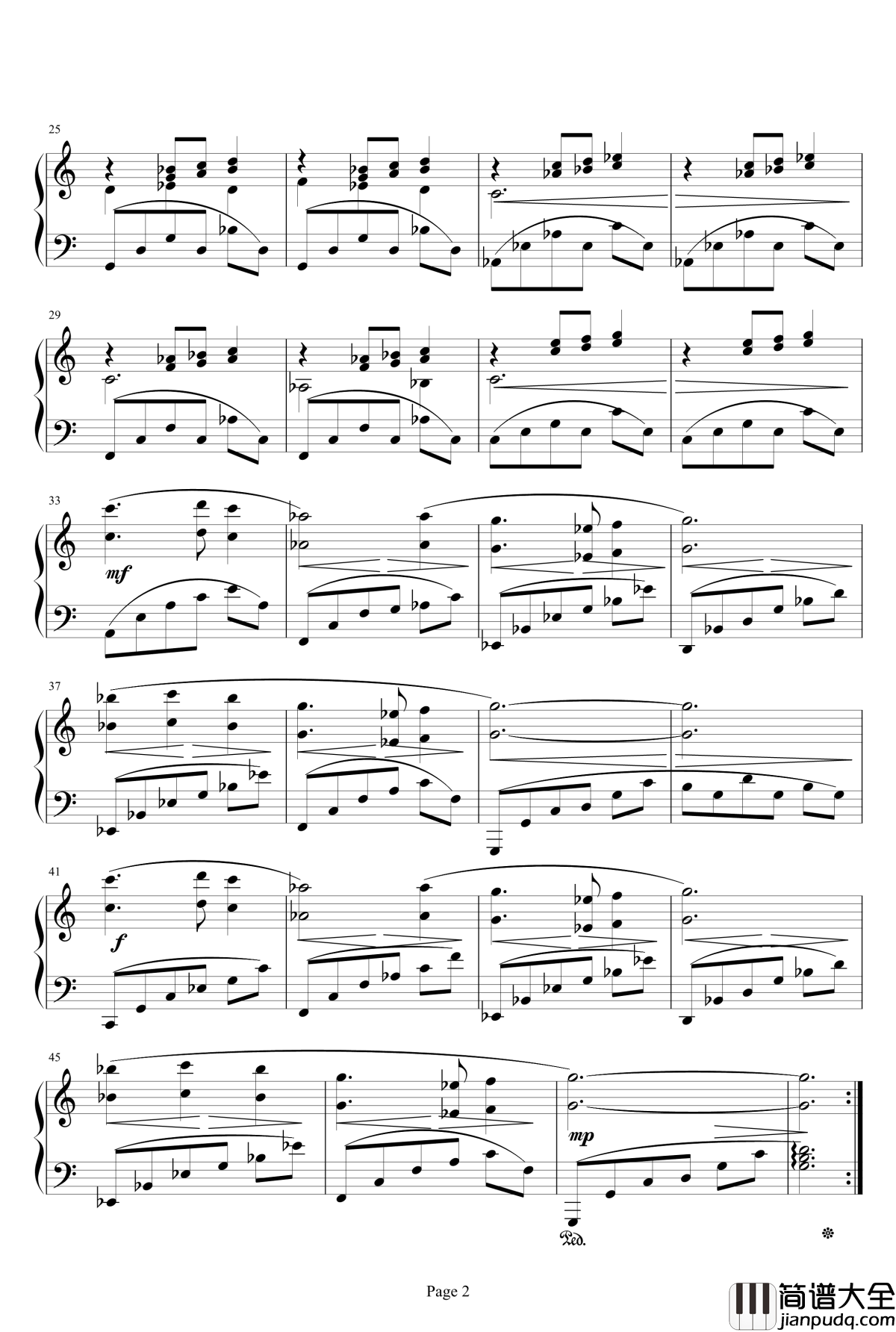 魂無き村_ブランバル钢琴谱_最终幻想