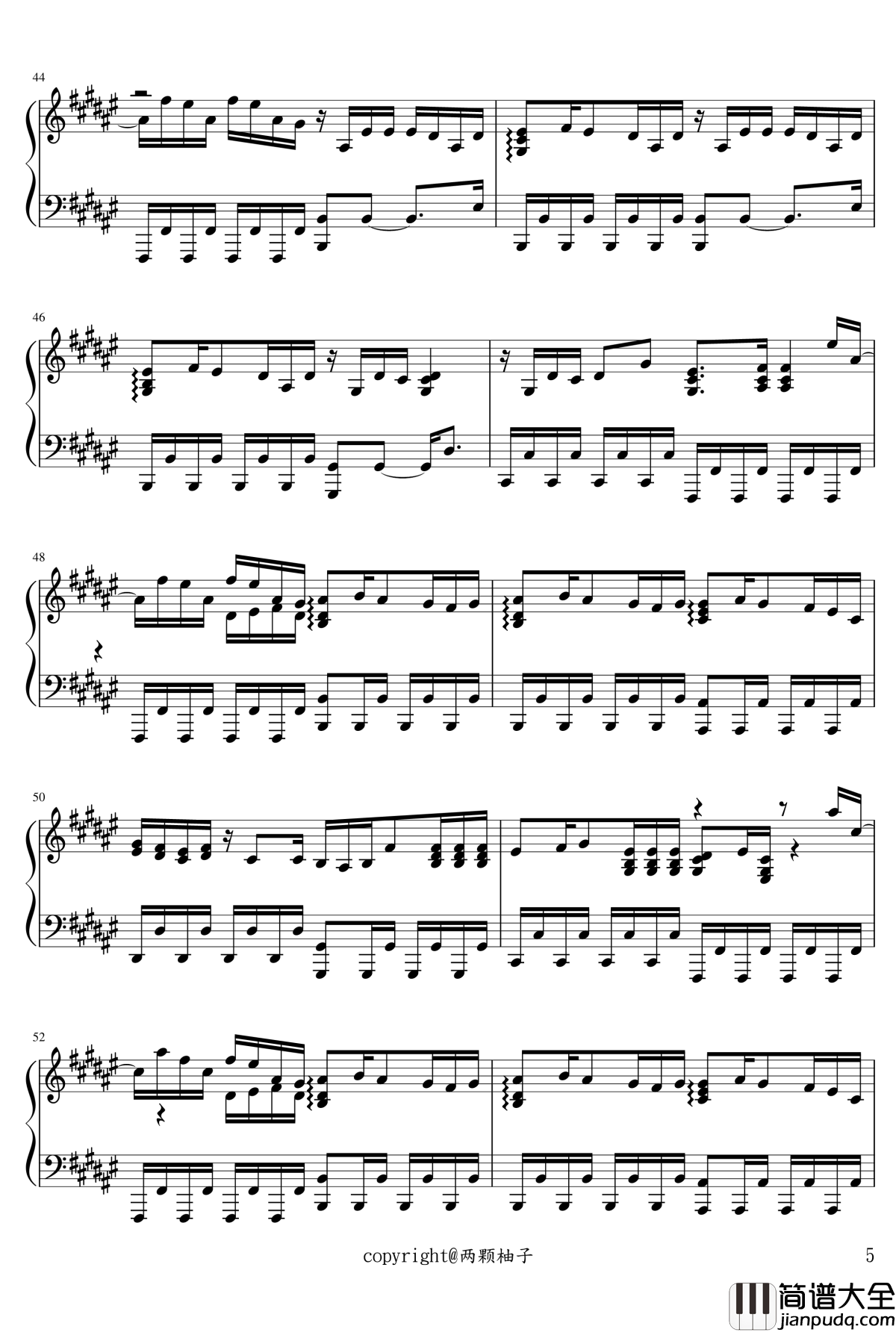 ロミオとシンデレラ钢琴谱_初音_初音未来