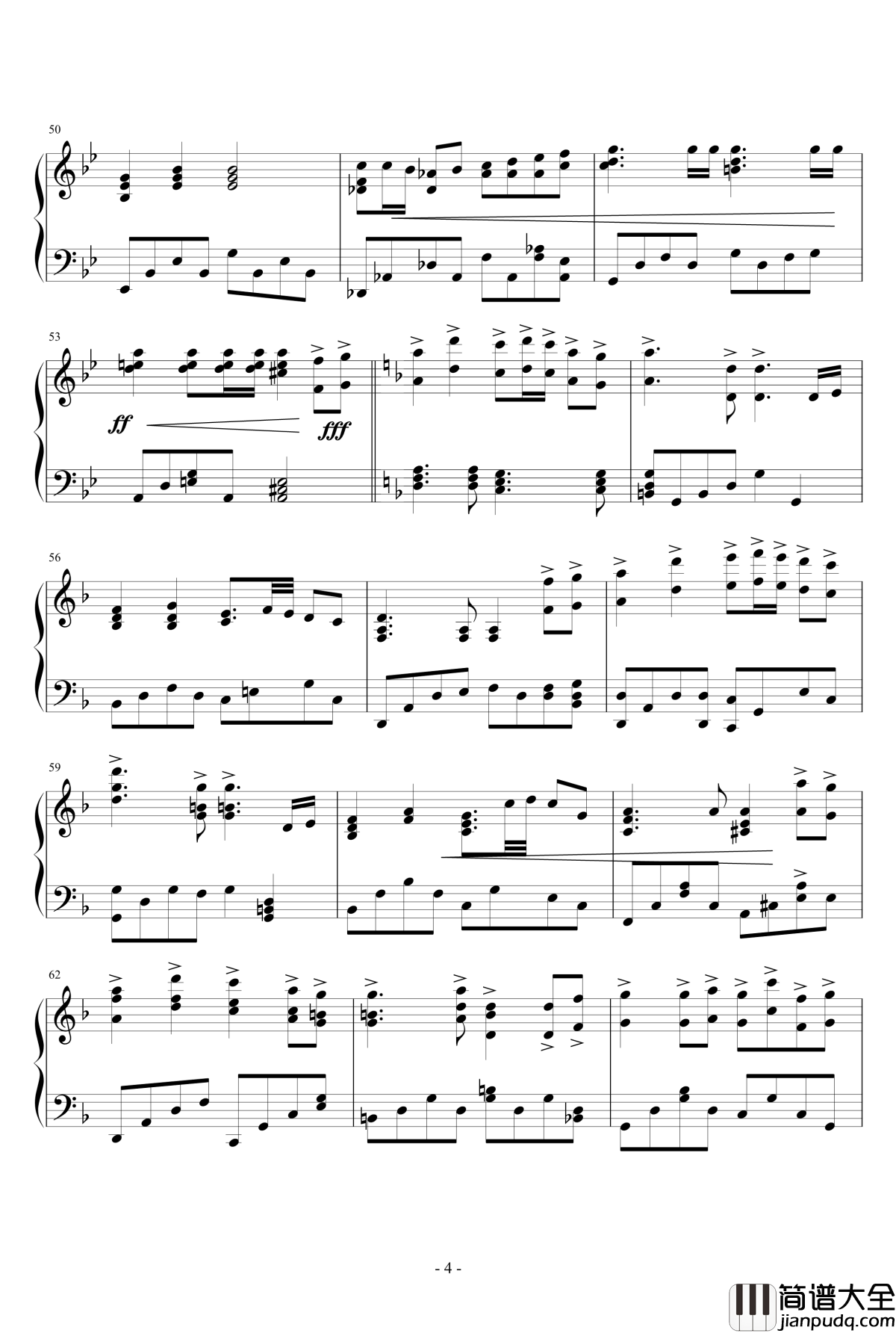 戰士頌歌钢琴谱_王者之喆