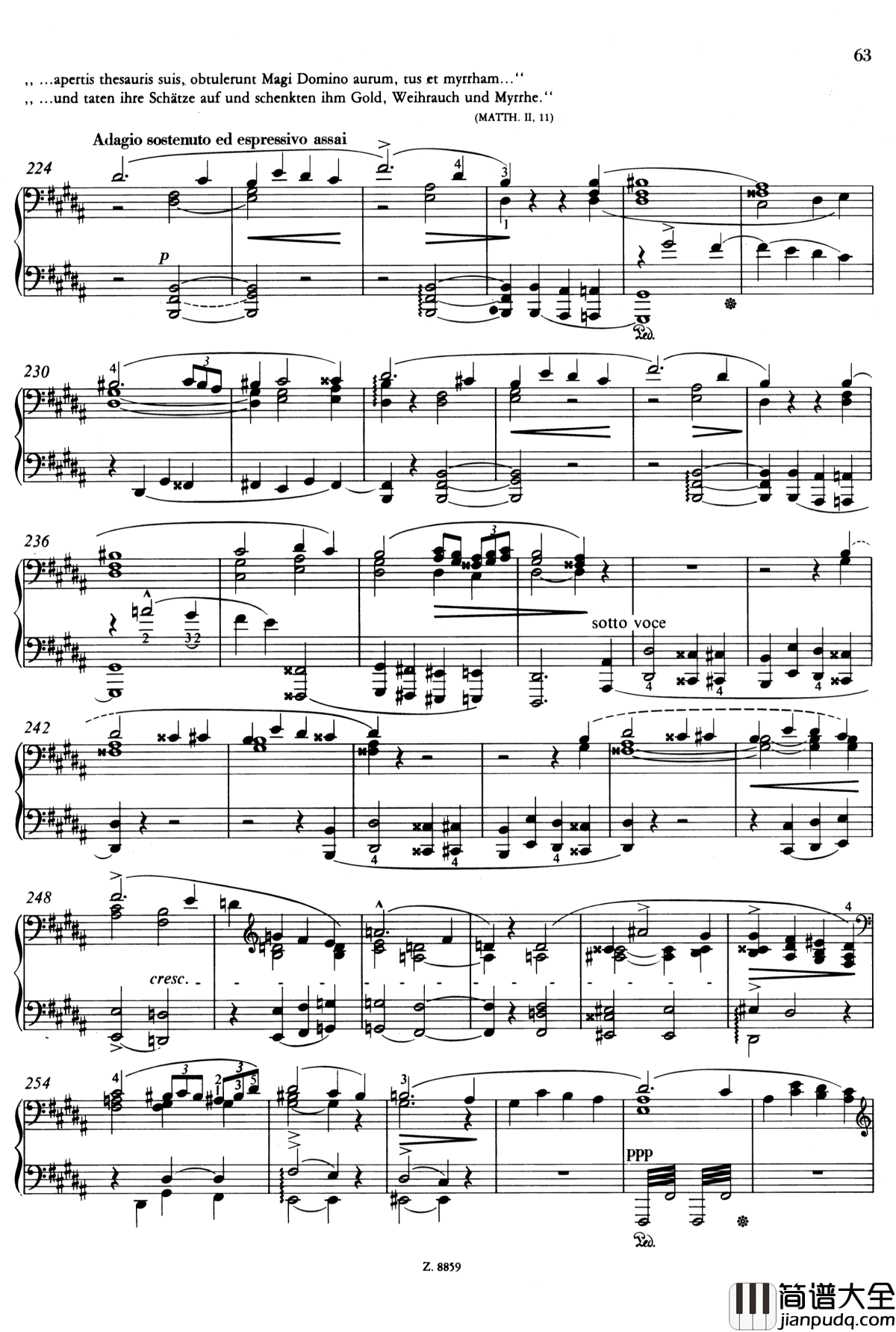 耶稣基督_S.3_选段_牧歌进行曲钢琴谱_李斯特