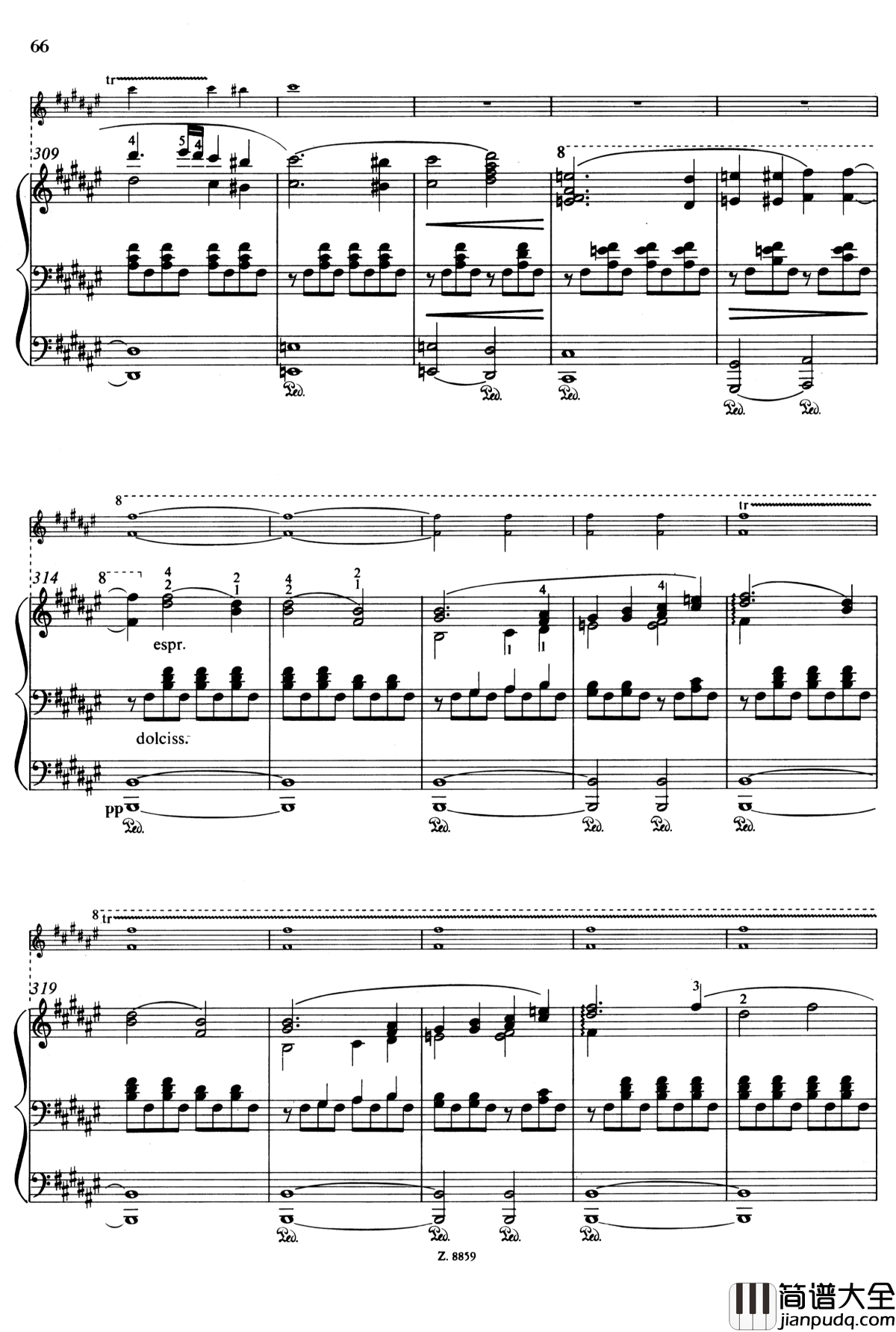 耶稣基督_S.3_选段_牧歌进行曲钢琴谱_李斯特