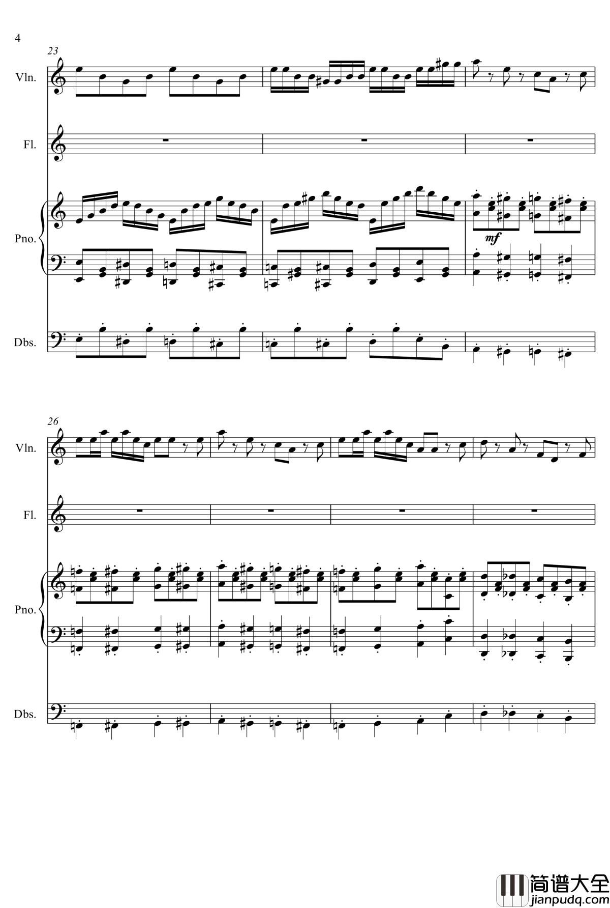 天山钢琴谱_yewwc