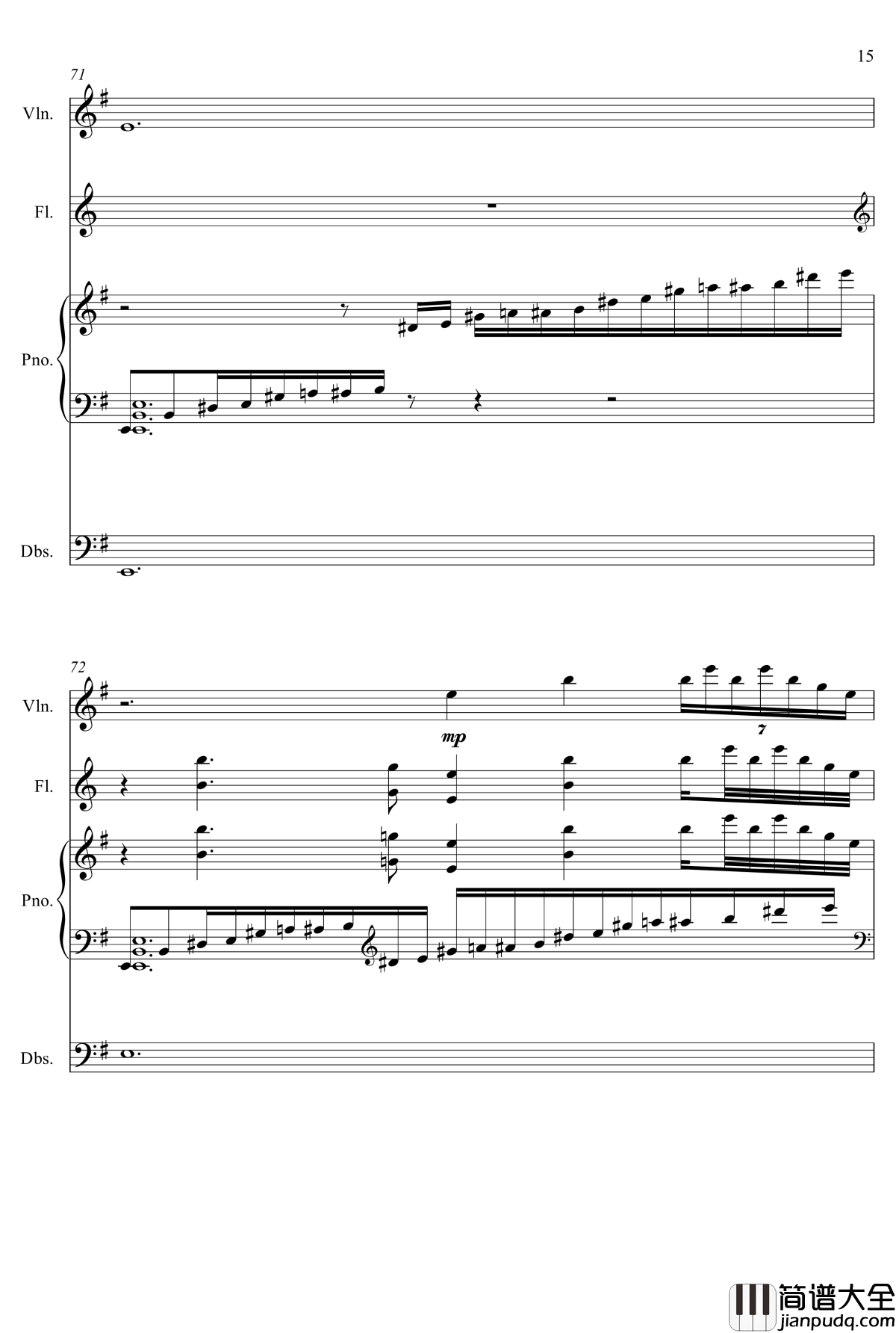 天山钢琴谱_yewwc