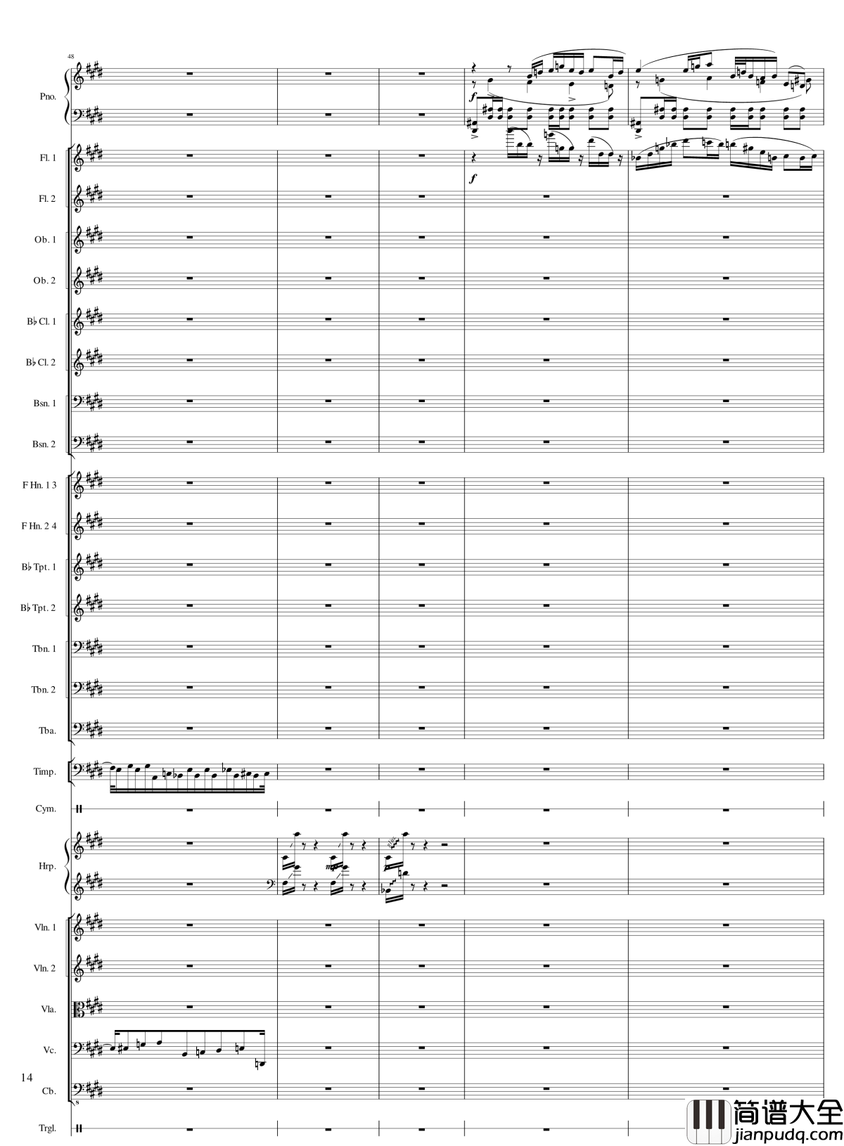 小温狂想曲2.13钢琴谱_一个球