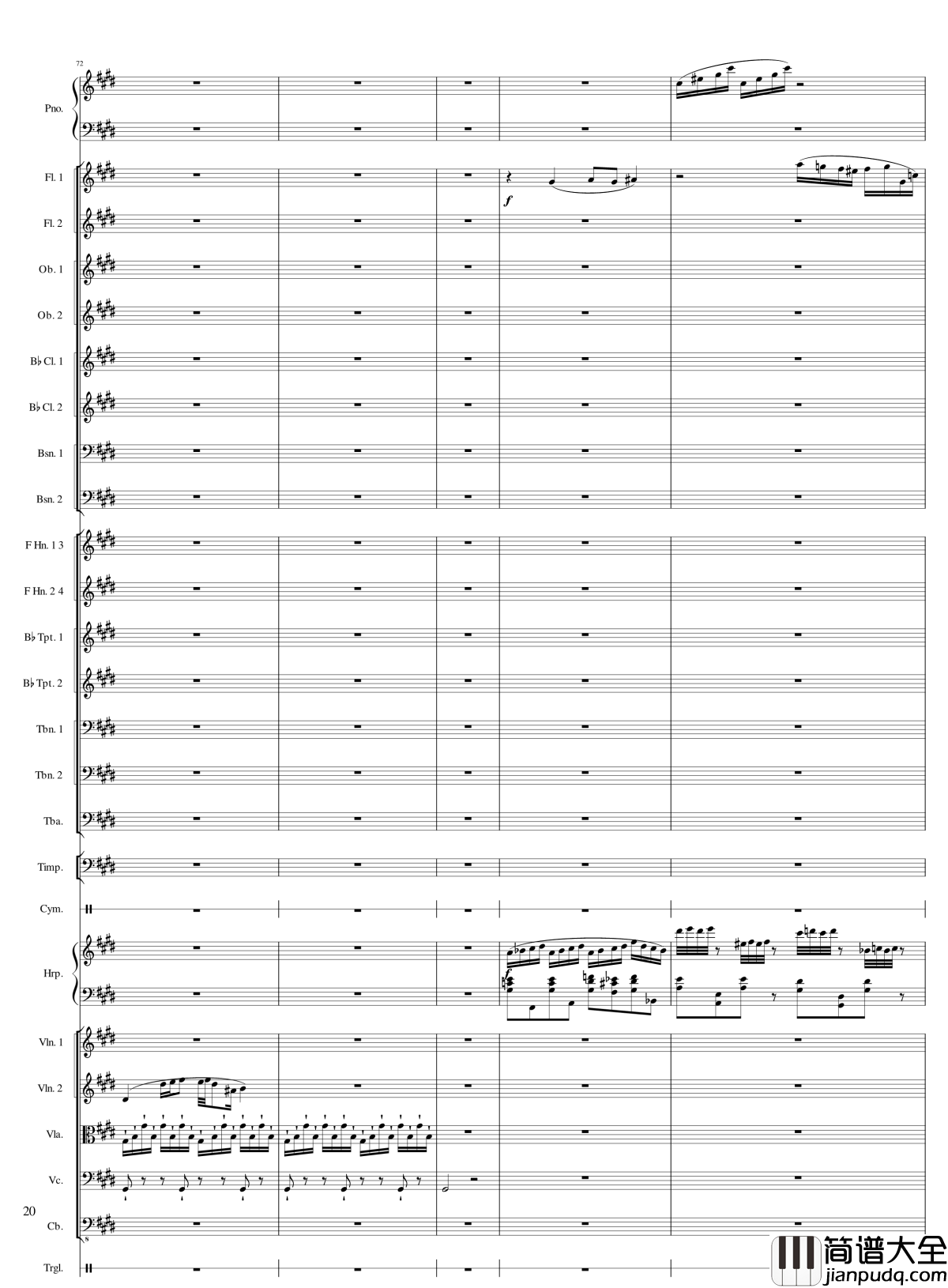 小温狂想曲2.13钢琴谱_一个球