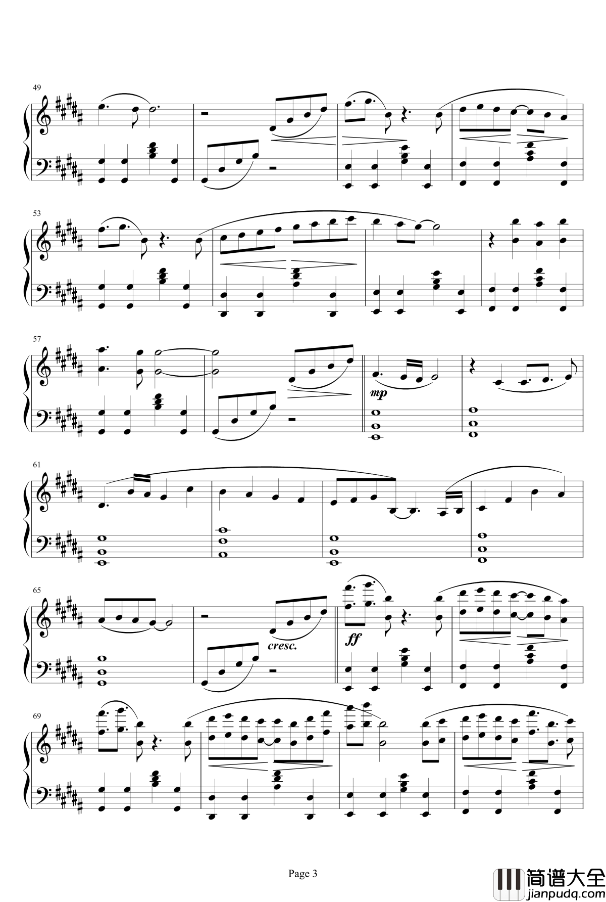 1000言葉钢琴谱_最终幻想