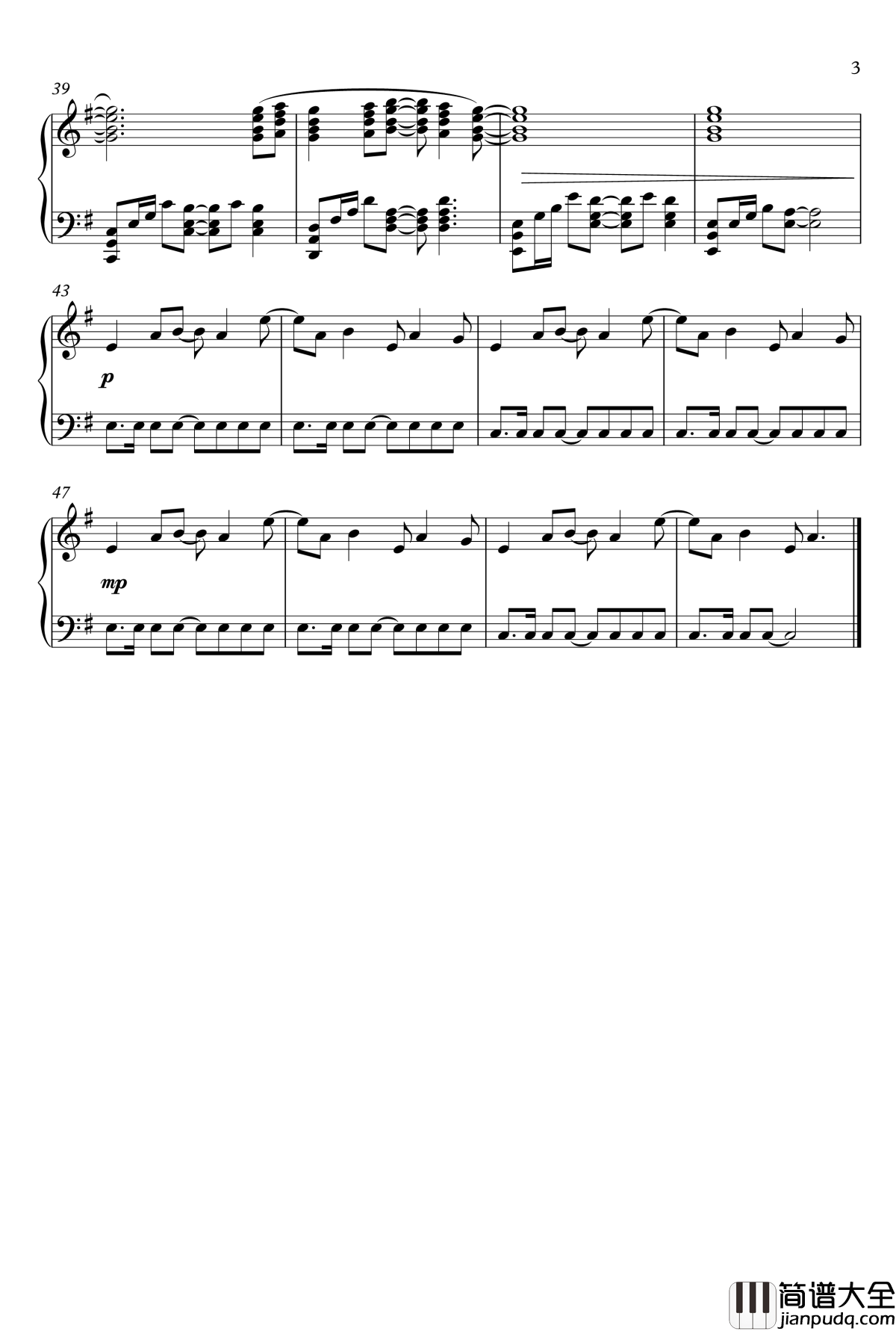 Audrey钢琴谱_高达Age_高达独角兽