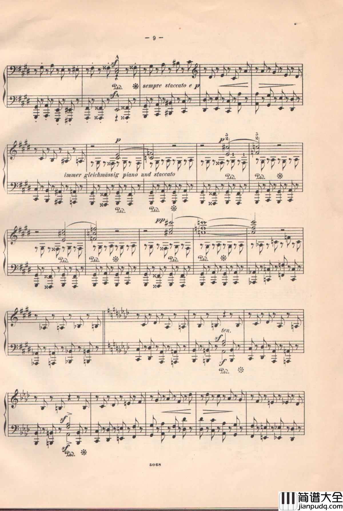 夜行列车_S.513a钢琴谱_李斯特