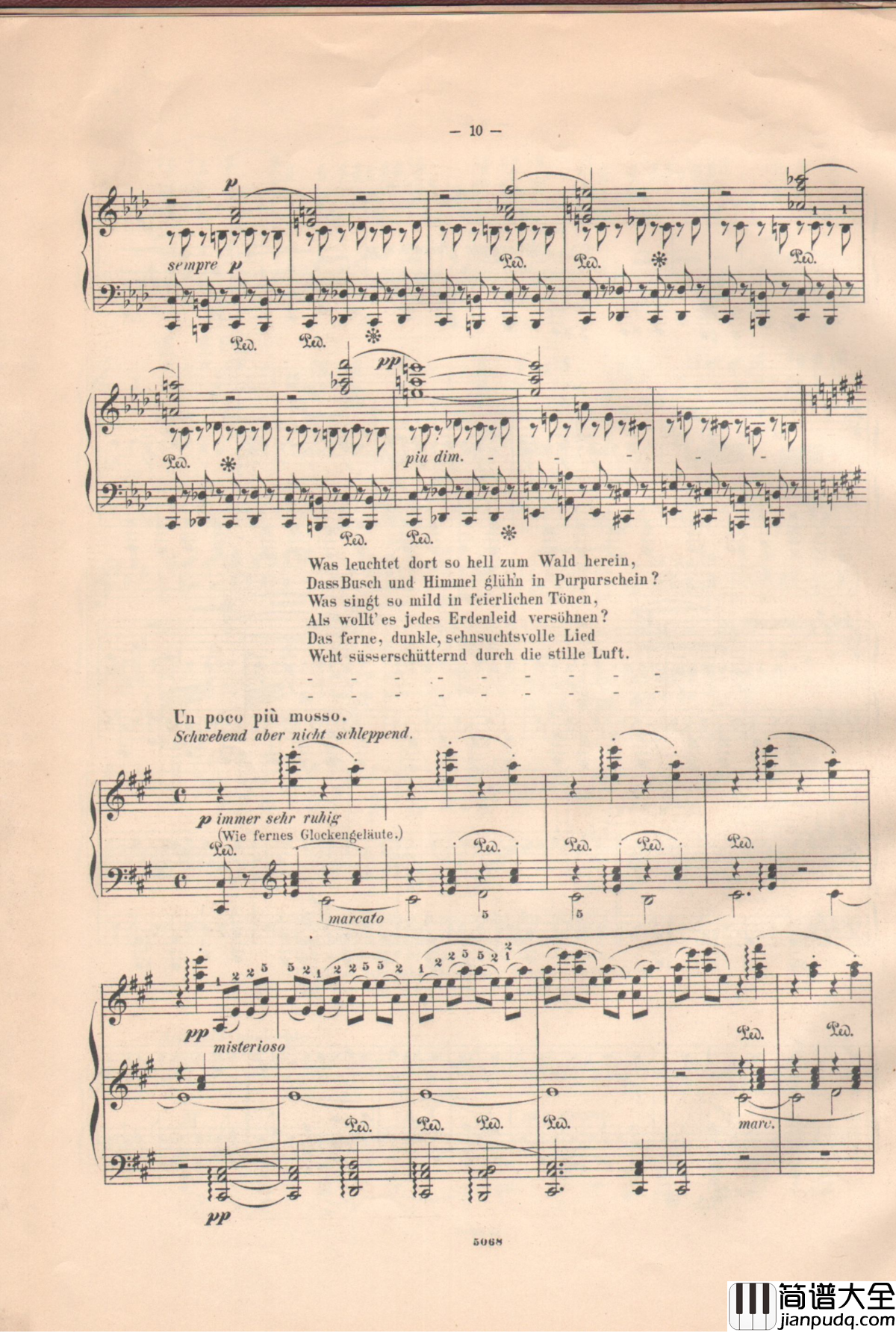 夜行列车_S.513a钢琴谱_李斯特