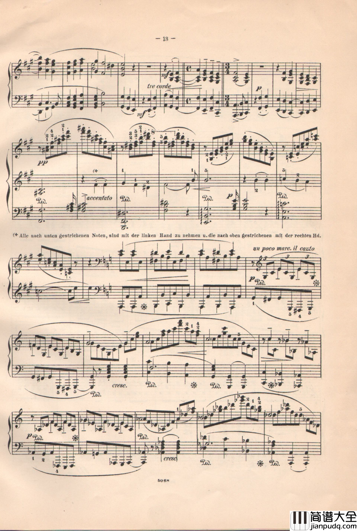 夜行列车_S.513a钢琴谱_李斯特