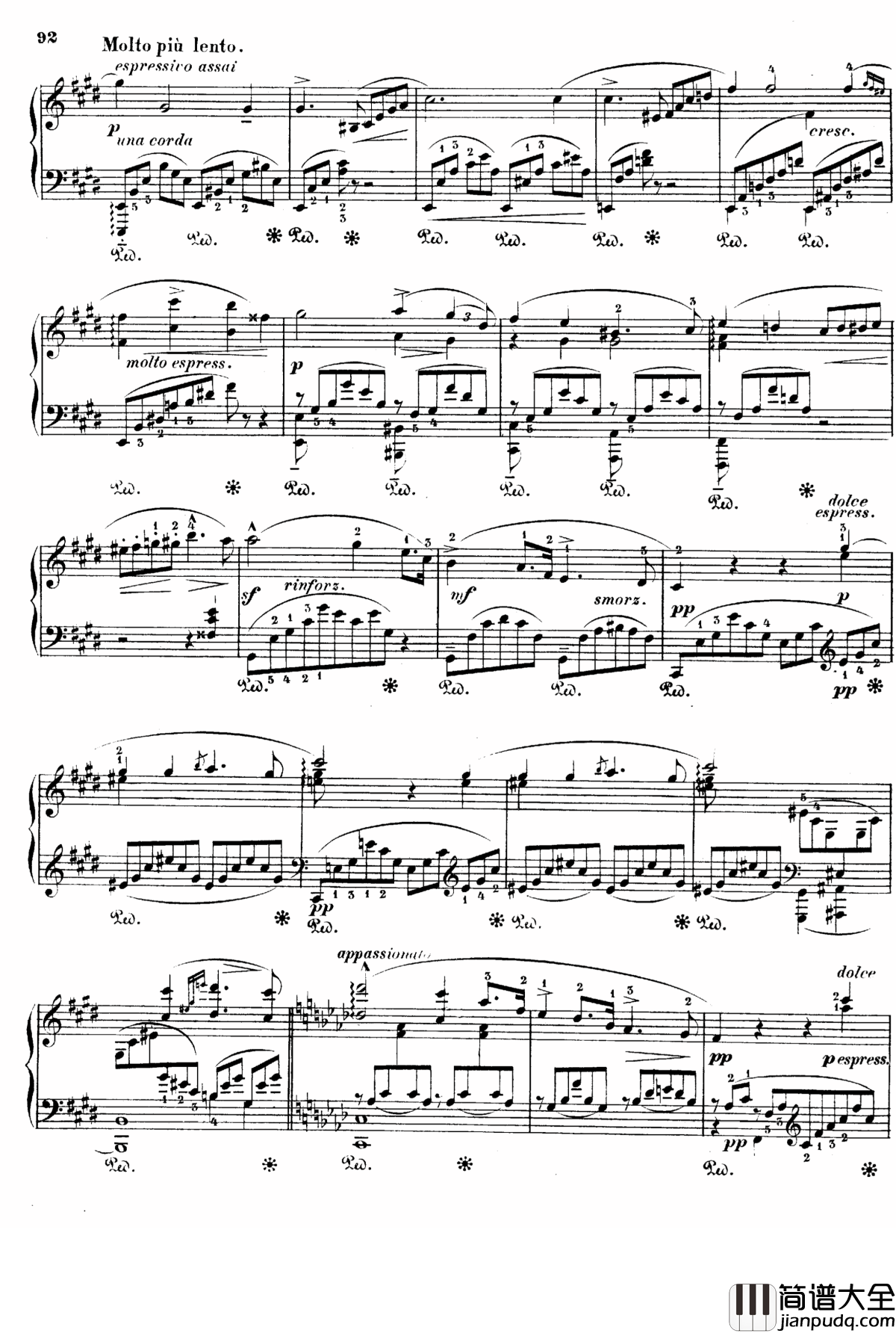 第四交响诗_钢琴谱_奥菲欧_李斯特