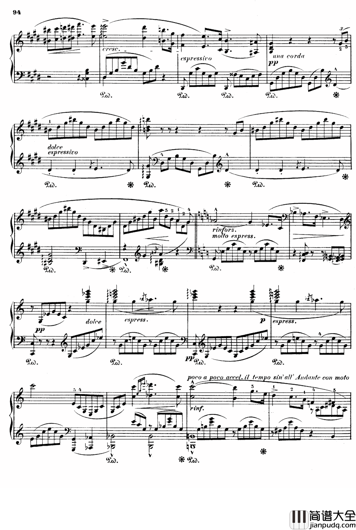 第四交响诗_钢琴谱_奥菲欧_李斯特