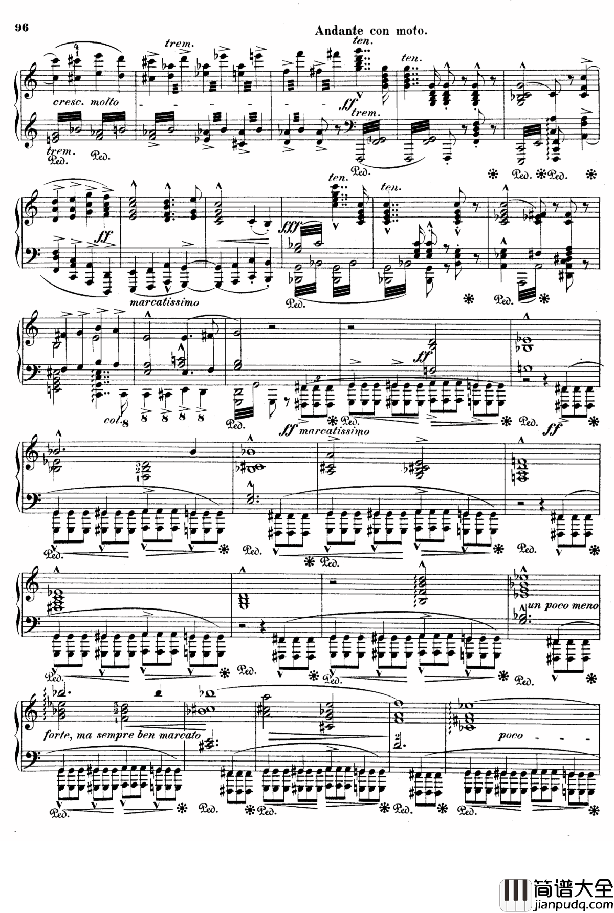 第四交响诗_钢琴谱_奥菲欧_李斯特