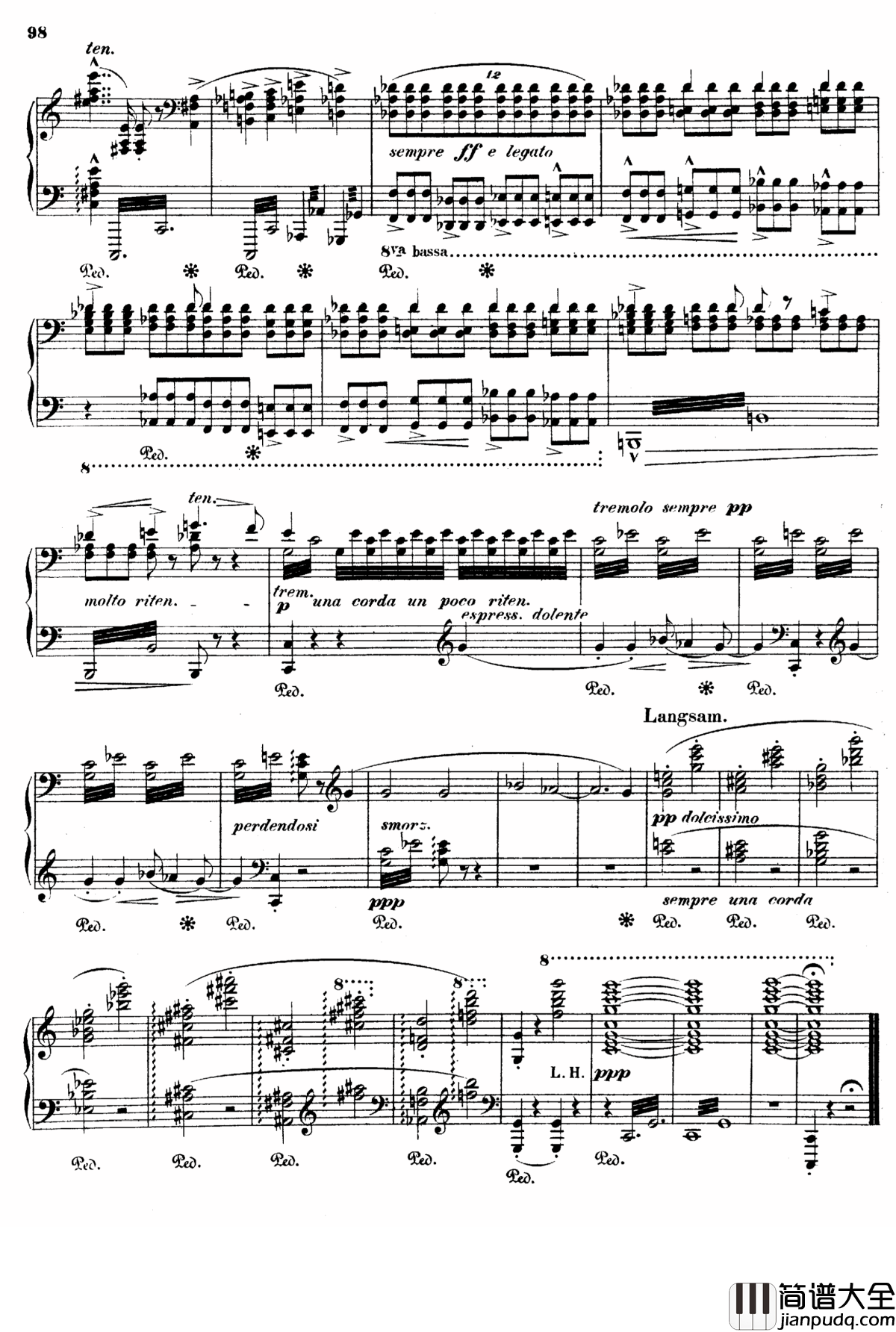 第四交响诗_钢琴谱_奥菲欧_李斯特