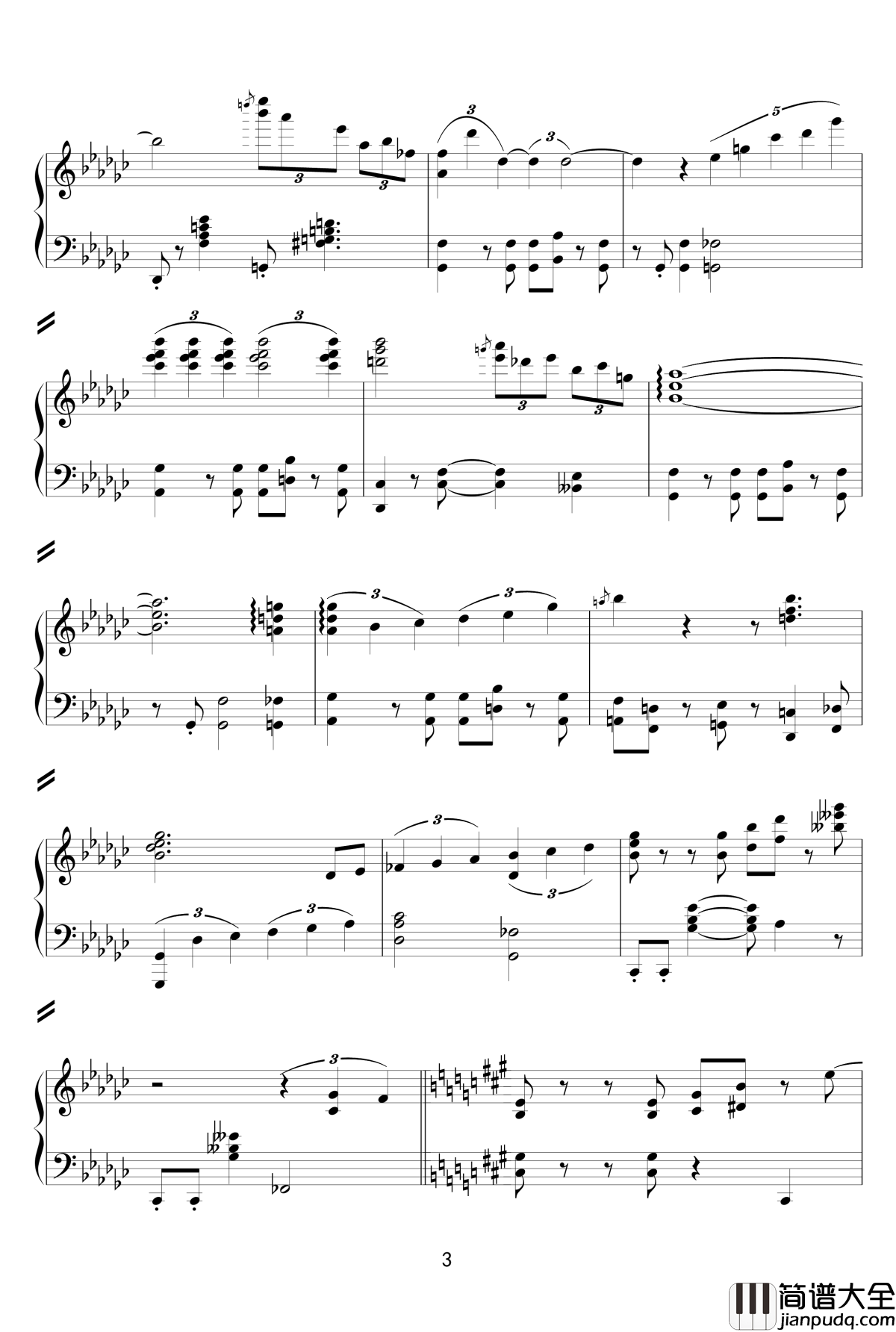 nodoka钢琴谱_马介休_黑历史