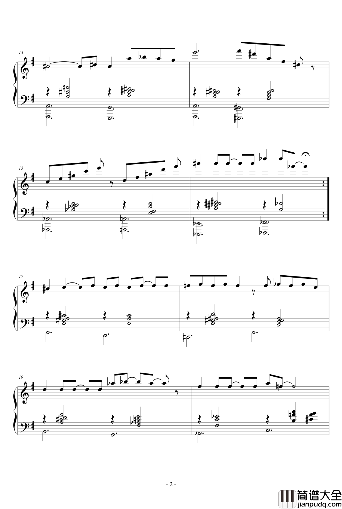 黑历史·走火入魔钢琴谱_马介休