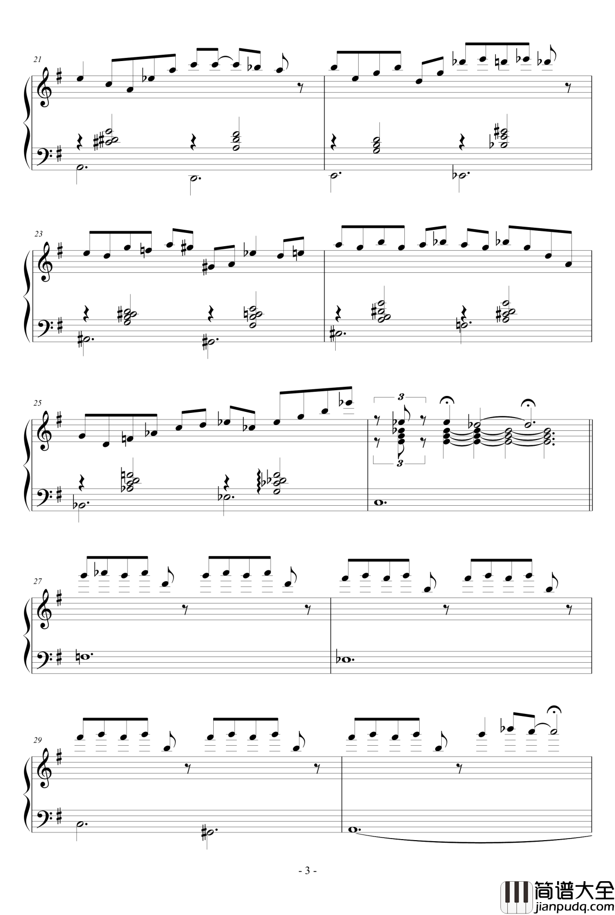 黑历史·走火入魔钢琴谱_马介休