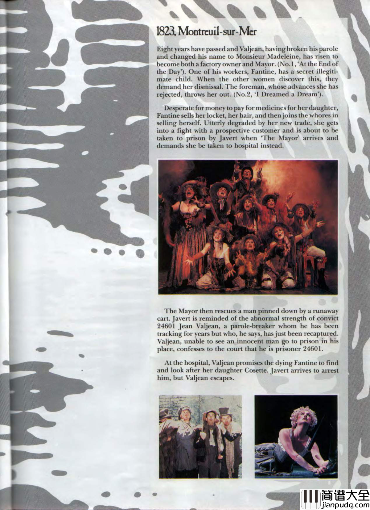悲惨世界弹唱谱全集钢琴谱_Les_Miserables