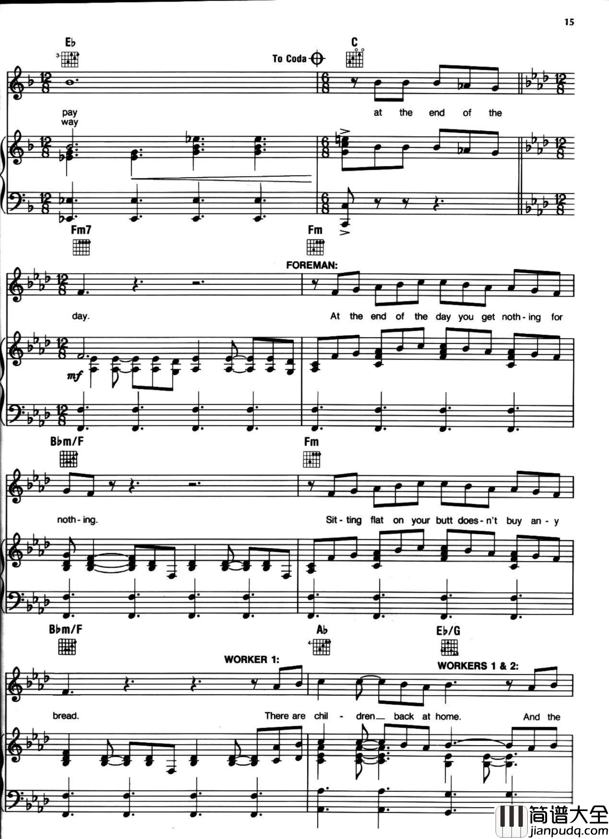 悲惨世界弹唱谱全集钢琴谱_Les_Miserables