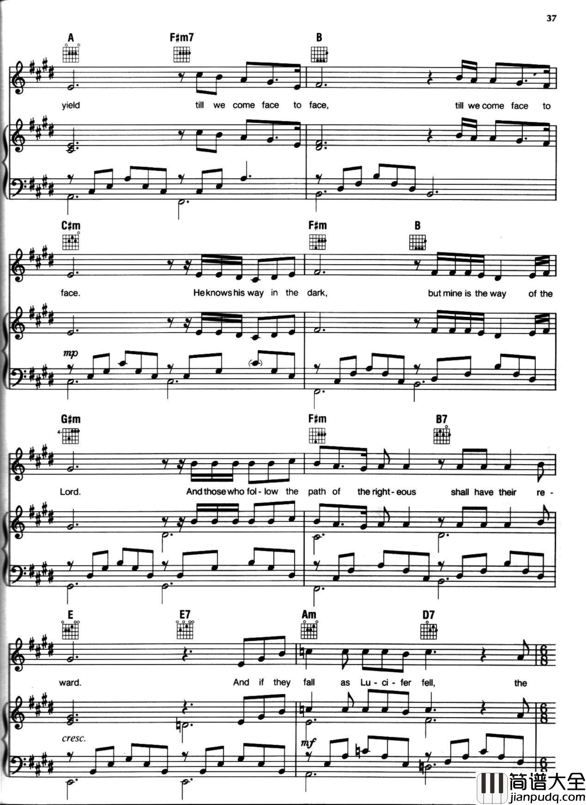 悲惨世界弹唱谱全集钢琴谱_Les_Miserables