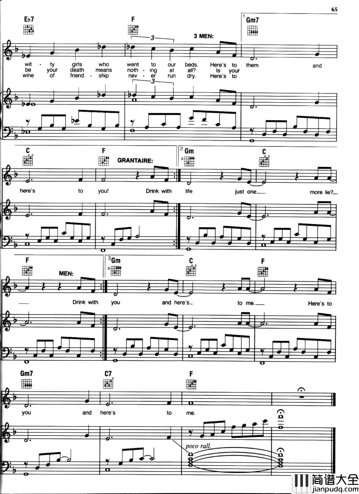 悲惨世界弹唱谱全集钢琴谱_Les_Miserables