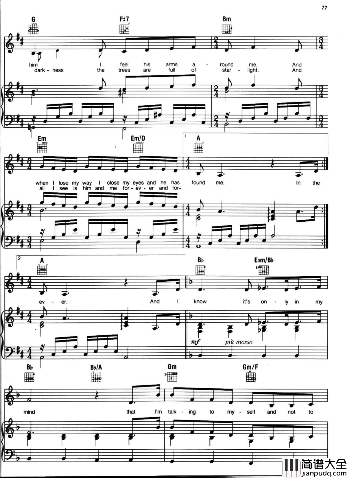 悲惨世界弹唱谱全集钢琴谱_Les_Miserables