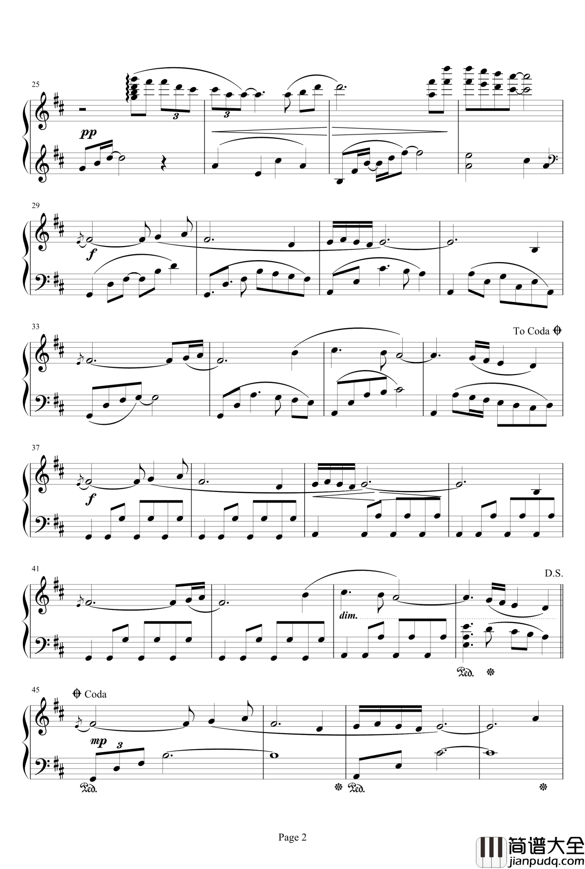 ザナルカンド遺跡钢琴谱_最终幻想