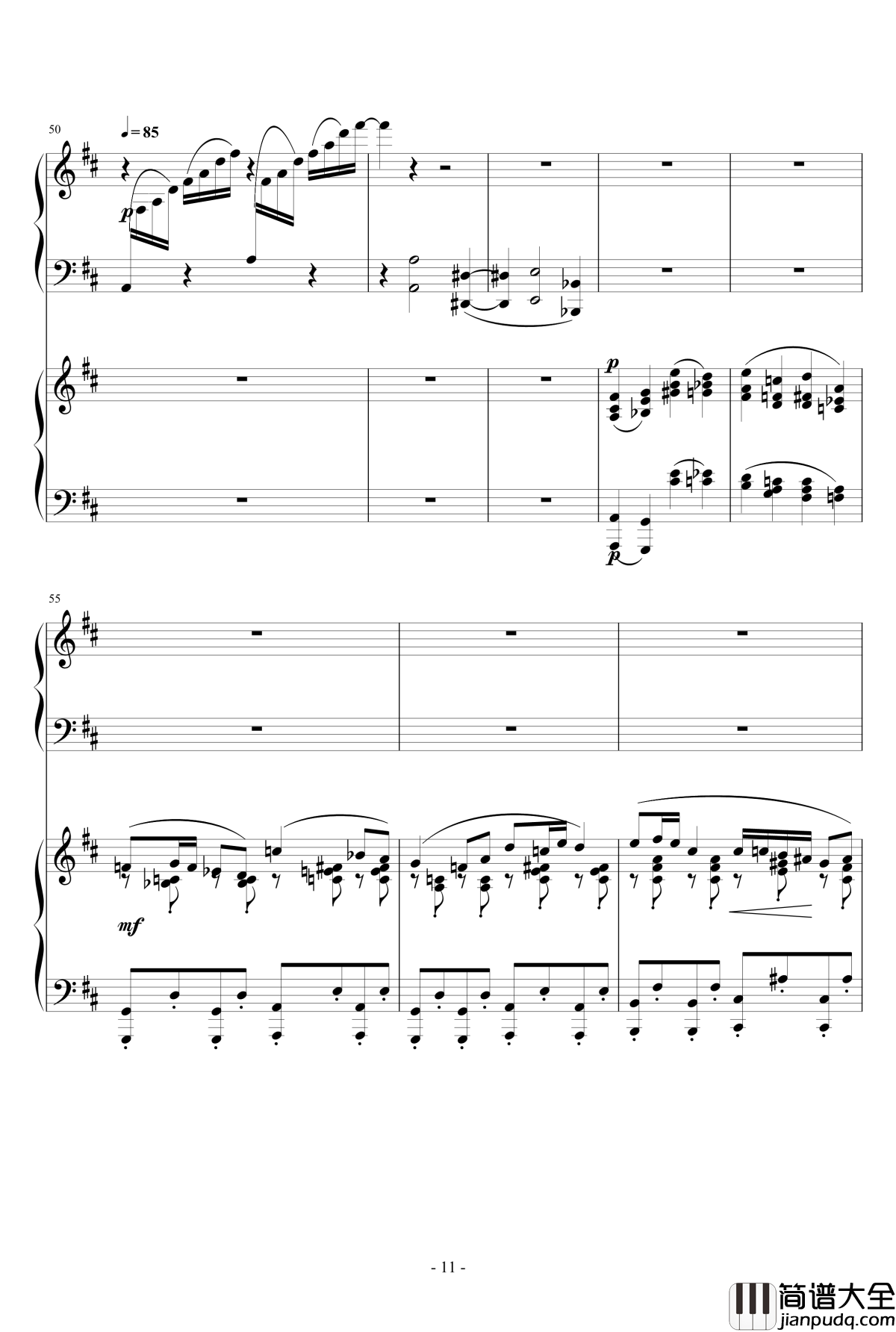 小温狂想曲_2.14钢琴谱_一个球