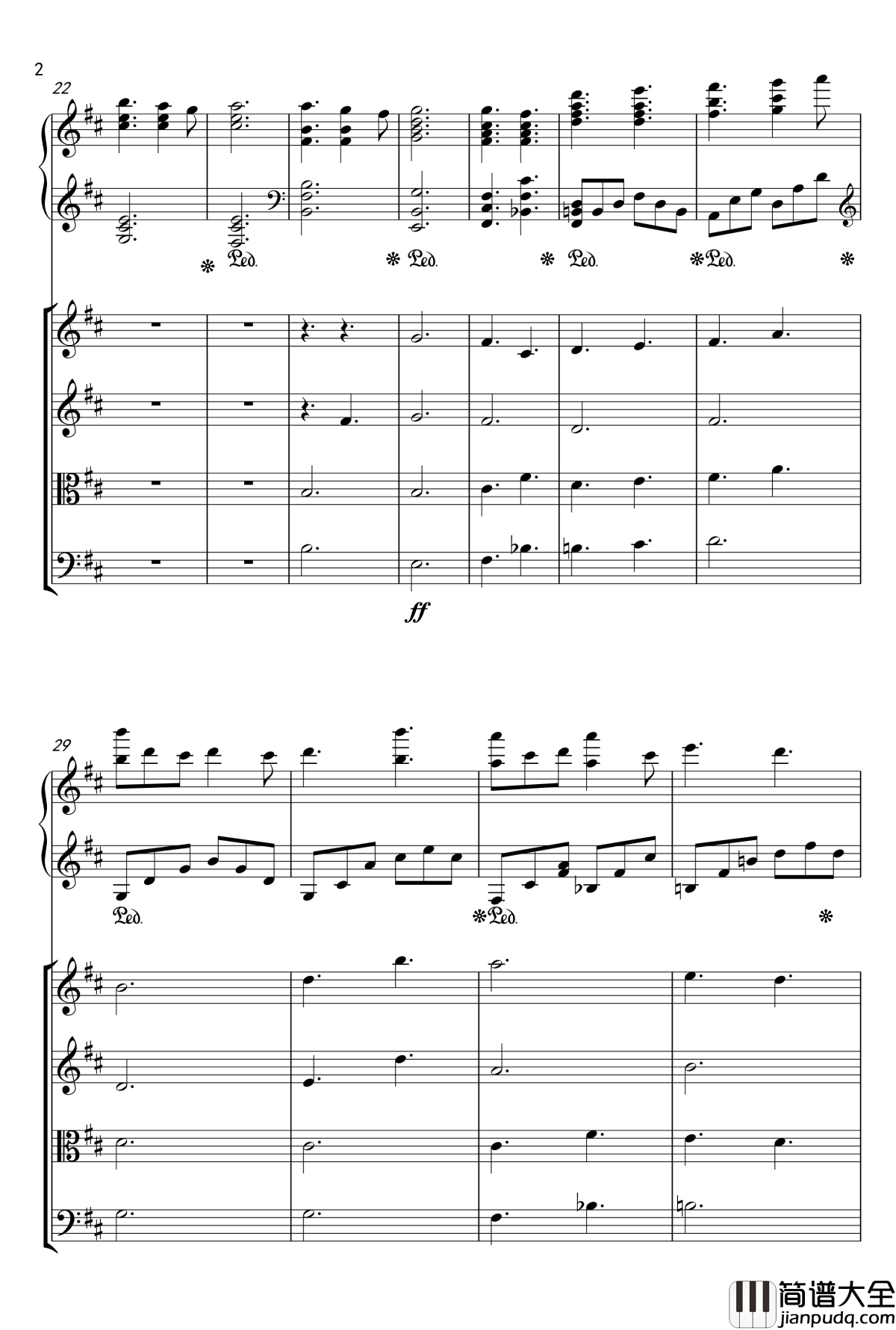 四月有我的谎言钢琴谱_jjlujiahui