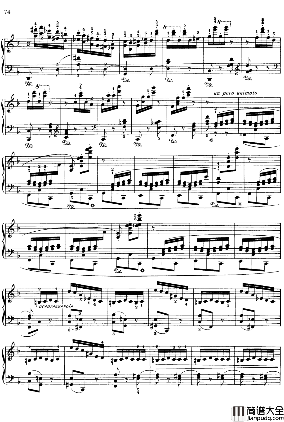 西班牙随想曲_Op.37钢琴谱_莫什科夫斯基_Moszkowski