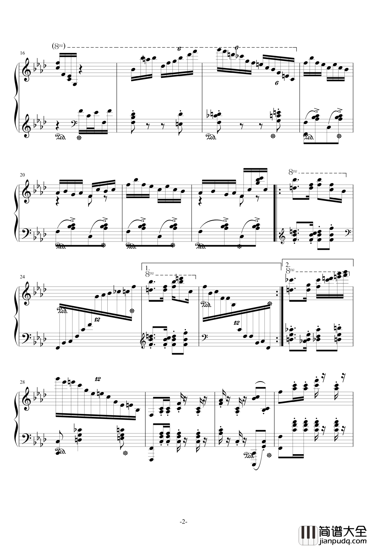 赤魂铁城钢琴谱_airoad