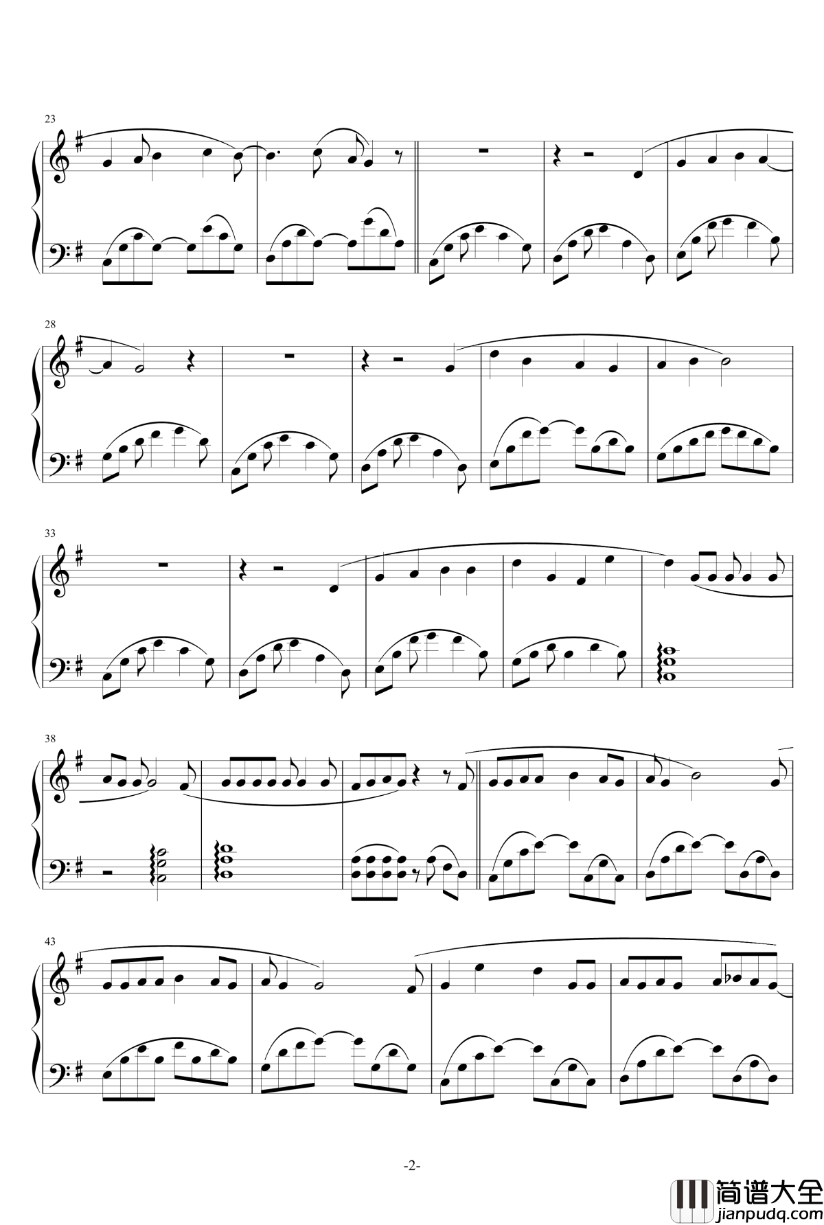 兽娘动物园_ED钢琴谱_ぼくのフレンド_八音盒_兽娘动物园